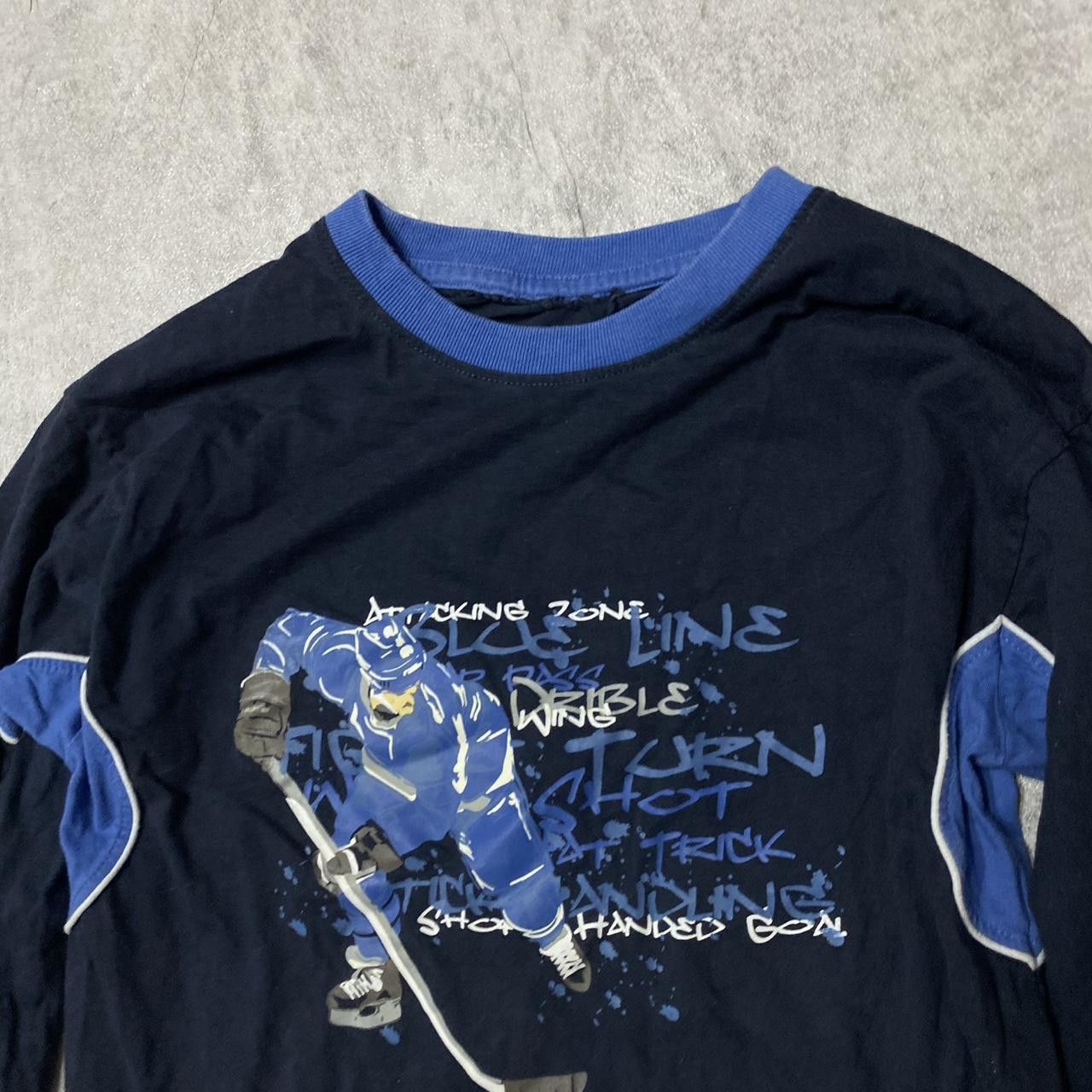 Other Blue and black vintage hockey long sleeve shirt #hockey Size US S / EU 44-46 / 1 - 3 Thumbnail