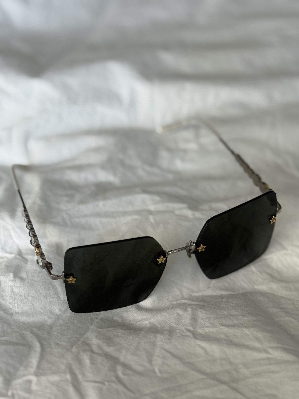 Gucci Gucci GG0644S Rimless Star Sunglasses Size ONE SIZE - 2 Thumbnail
