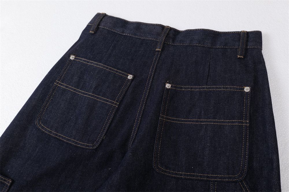 Jean Trendy high street workwear multi-pocket scimitar jeans Size US 32 / EU 48 - 5 Thumbnail