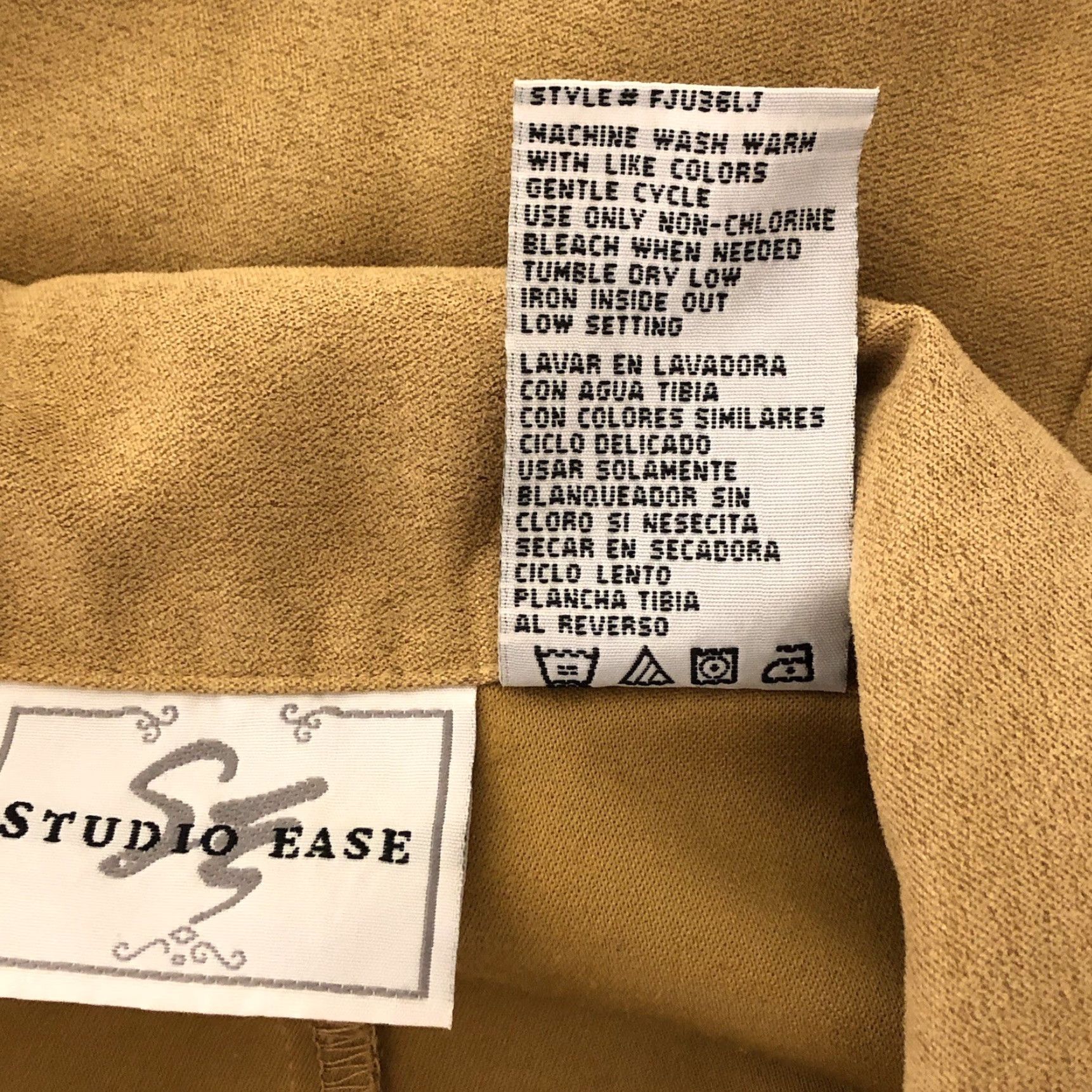 Vintage Studio Ease Button-Up Top 18W Long Sleeve Brown Casual Western Shirt Women Size XXL / US 16-18 / IT 52-54 - 6 Thumbnail