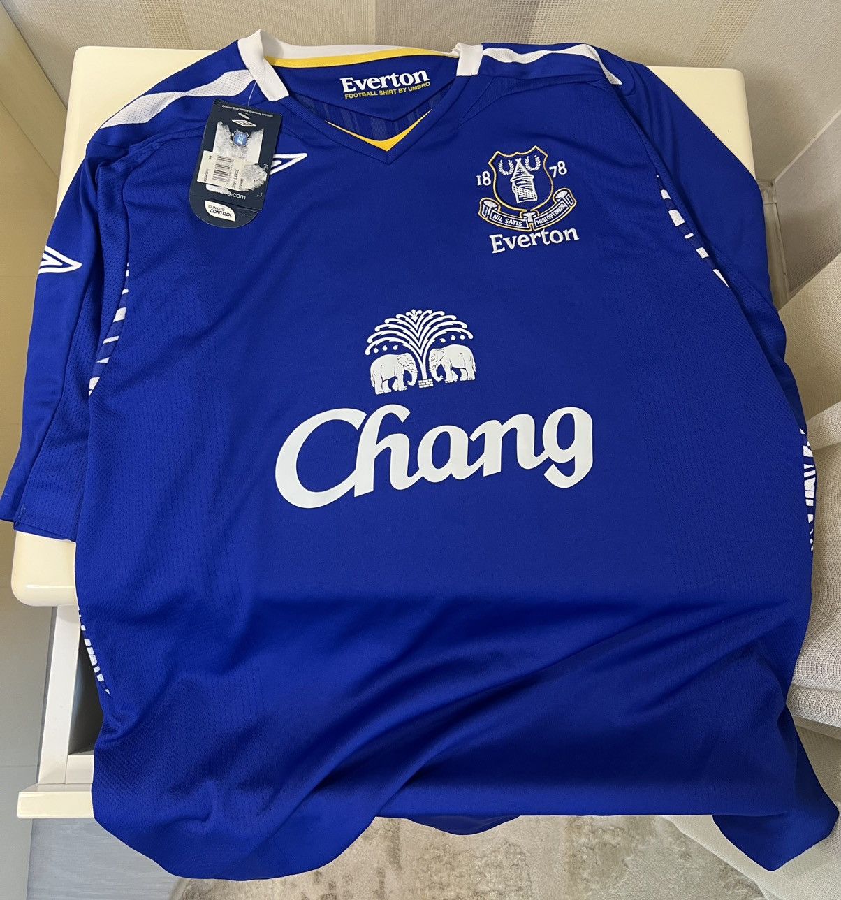 Umbro × Vintage Everton England 2007/2008 Football Shirt Jersey Umbro Orig Size US L / EU 52-54 / 3 - 1 Thumbnail