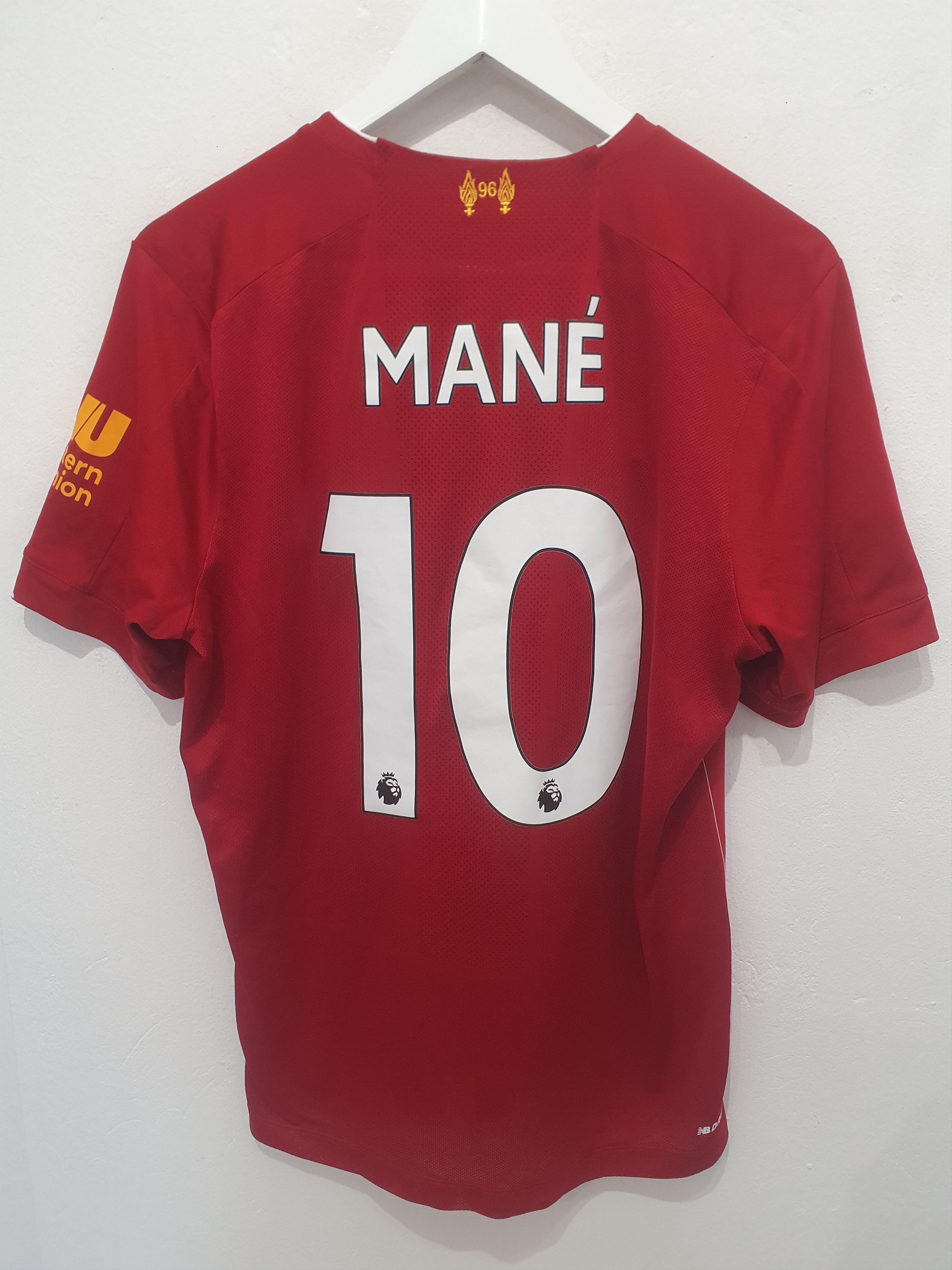 MANE NEW BALANCE LIVERPOOL FC SIZE M 2019 2020 JERSEY Shirt
