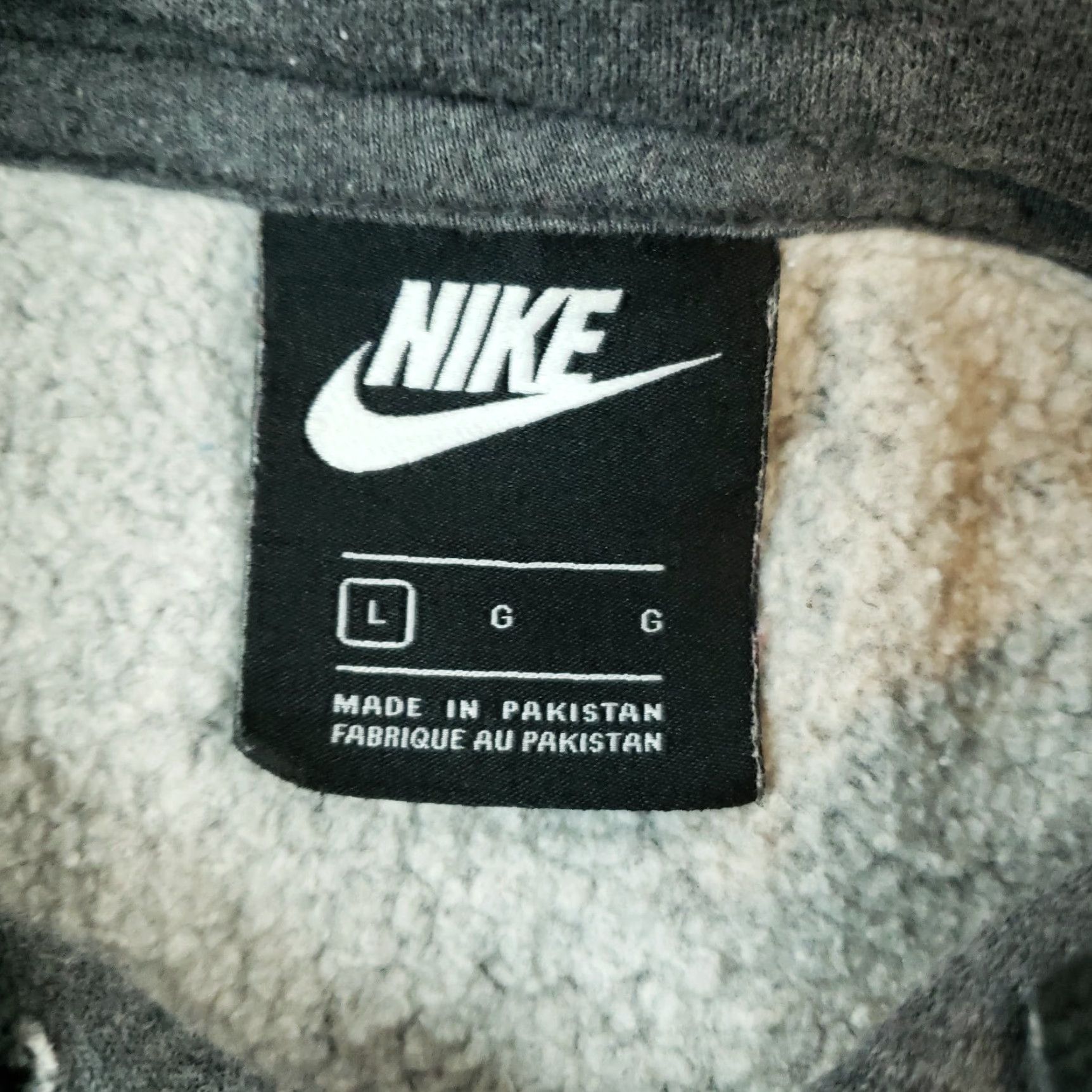 Nike Nike Hoodie Mens Large Gray Pullover Hooded Long Sleeve Logo Casual Comfort Size US L / EU 52-54 / 3 - 6 Thumbnail