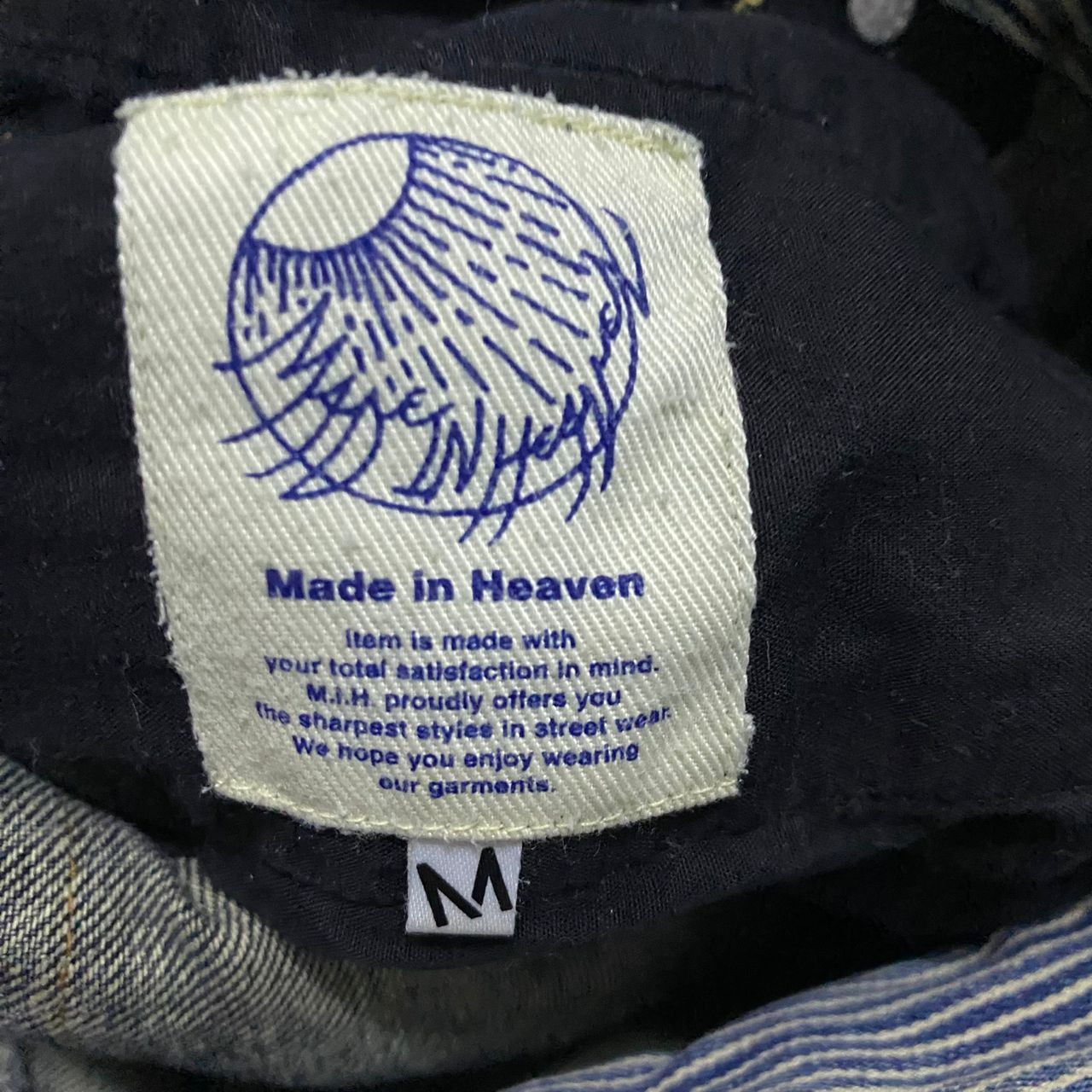 If Six Was Nine 💥Best offer💥Vintage Made in Heaven Punk Distressed Denim Size US 34 / EU 50 - 7 Thumbnail