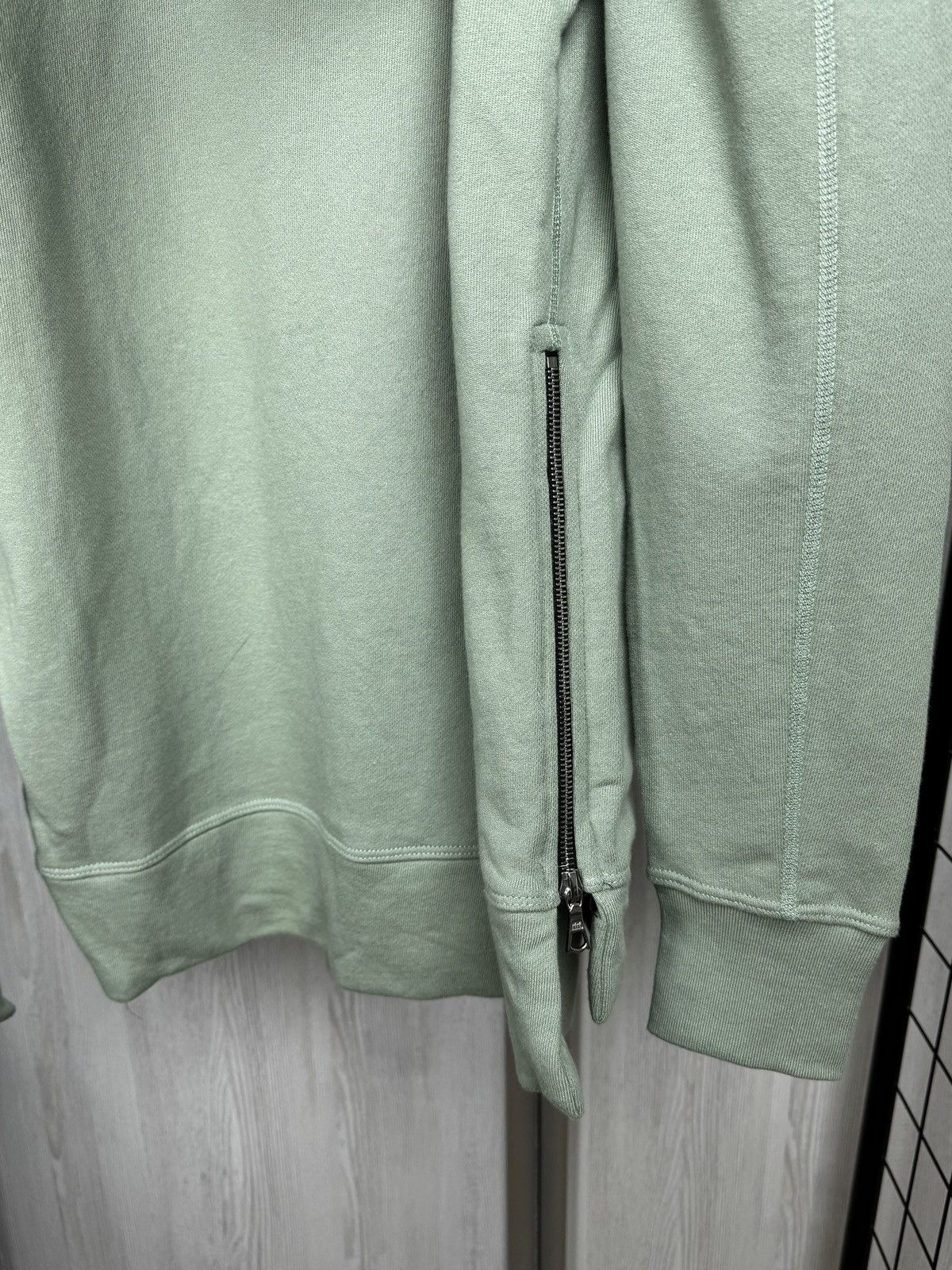 John Elliott John Elliott light green sides zippers made in USA hoodie Size US L / EU 52-54 / 3 - 10 Thumbnail