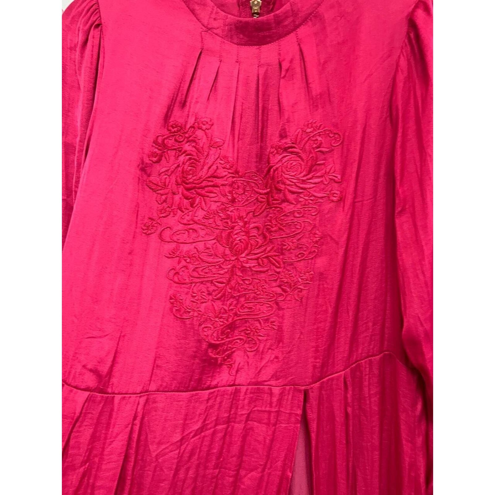 Free People Free People New Midi Maxi Tunic Dress Red M A000404 Size M / US 6-8 / IT 42-44 - 5 Thumbnail