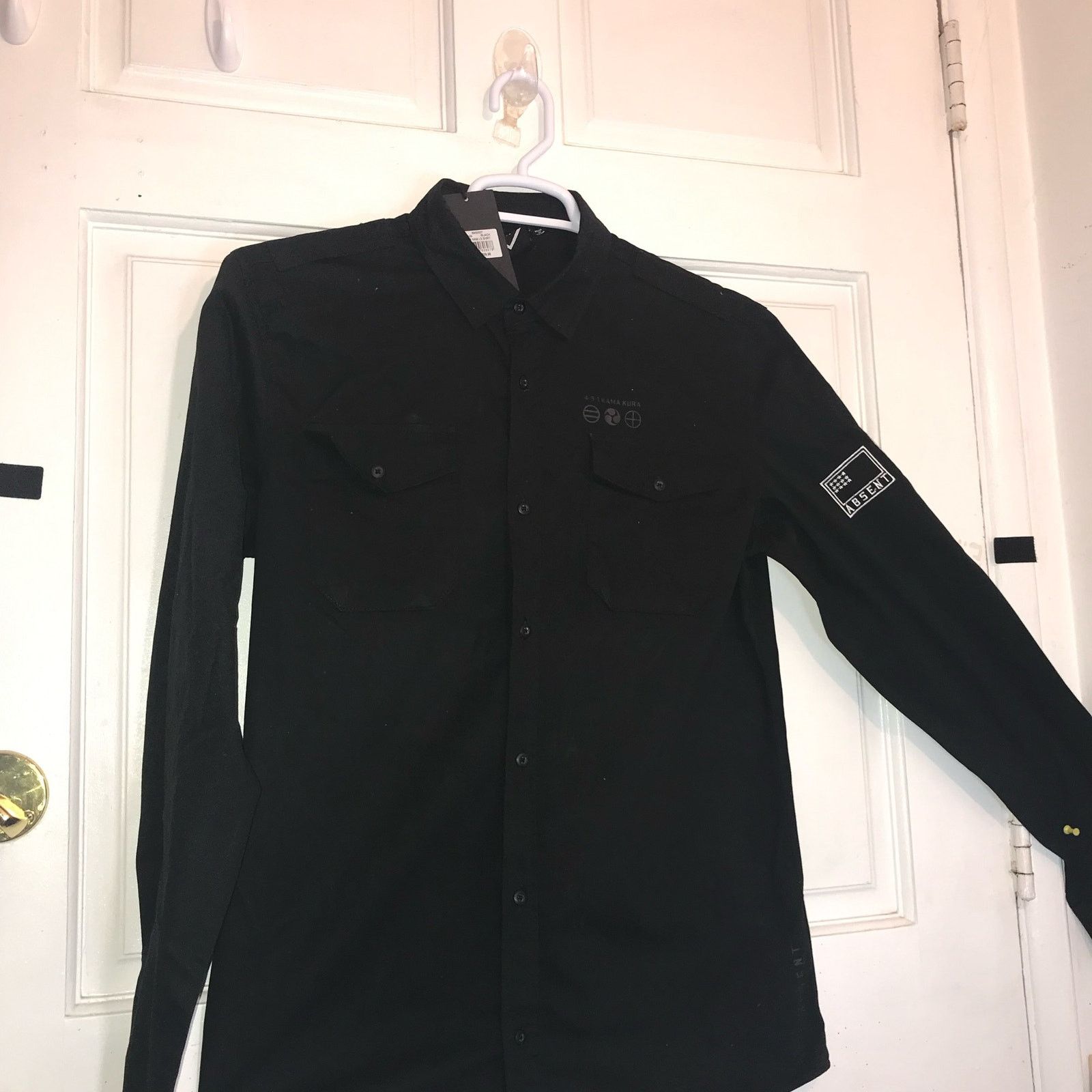 Absent NWT ABSENT SQUAD NAMI Shirt Men's S Black LS with Logos Size US S / EU 44-46 / 1 - 15 Thumbnail