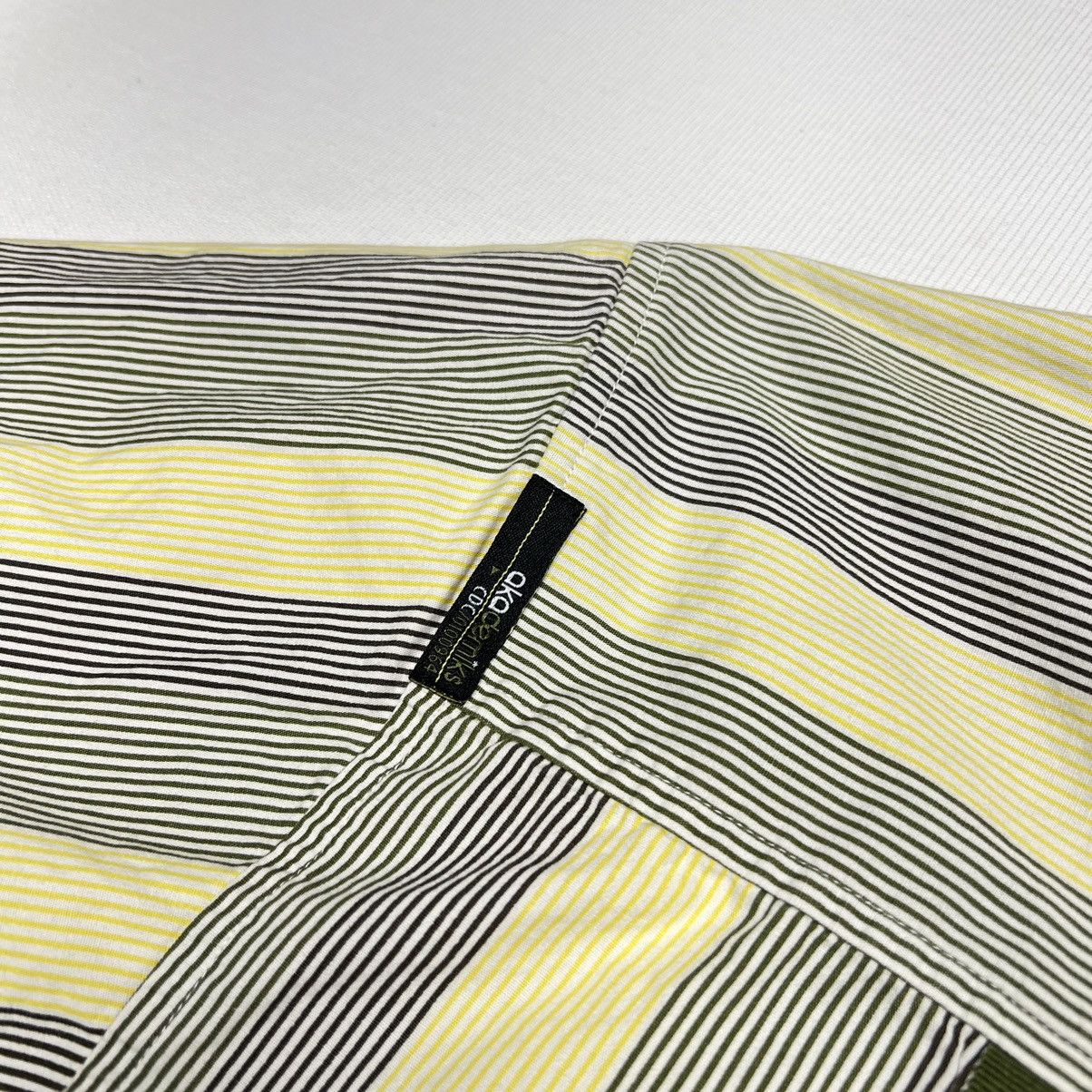 Akademiks Akademiks Button Shirt Striped Yellow Collared Pocket Y2K Size US XL / EU 56 / 4 - 17 Thumbnail