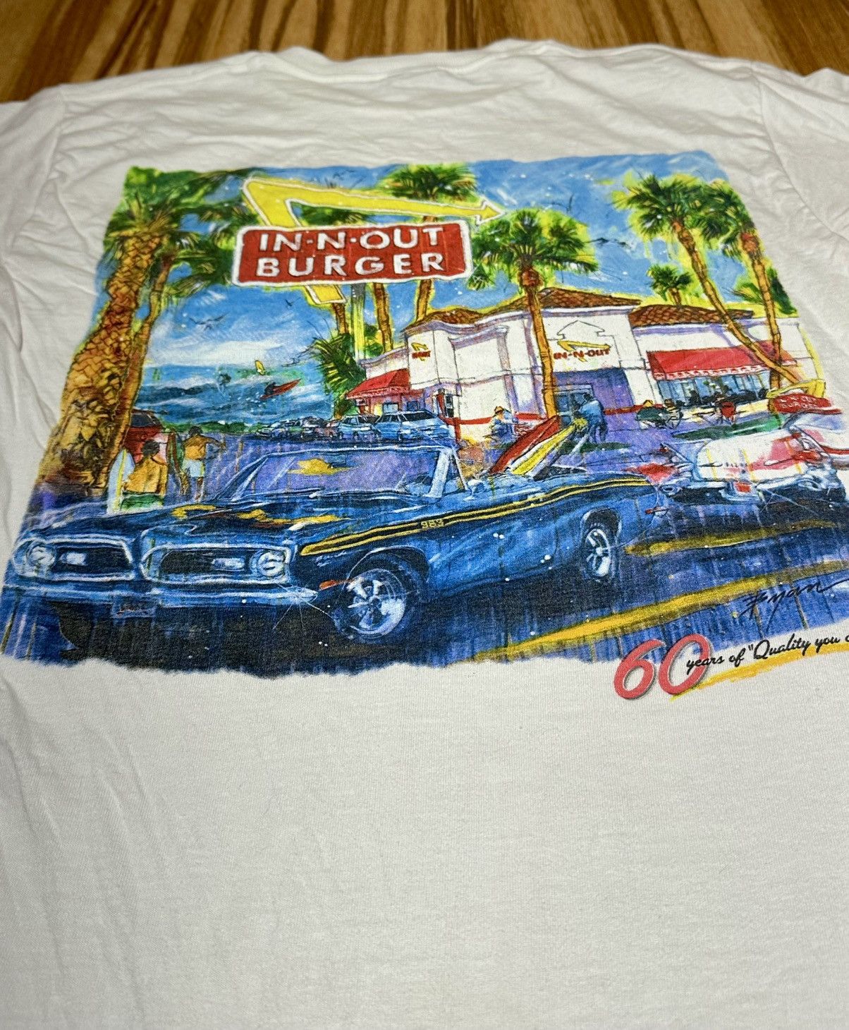 Other In-N-Out Burger 983 Dodge challenger 60yrs of quality Tshirt Size US S / EU 44-46 / 1 - 11 Thumbnail