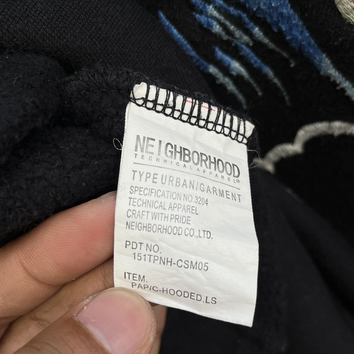Neighborhood SS15 Neighborhood Embroidered Souvenir PAP Hoodie Size US L / EU 52-54 / 3 - 8 Thumbnail
