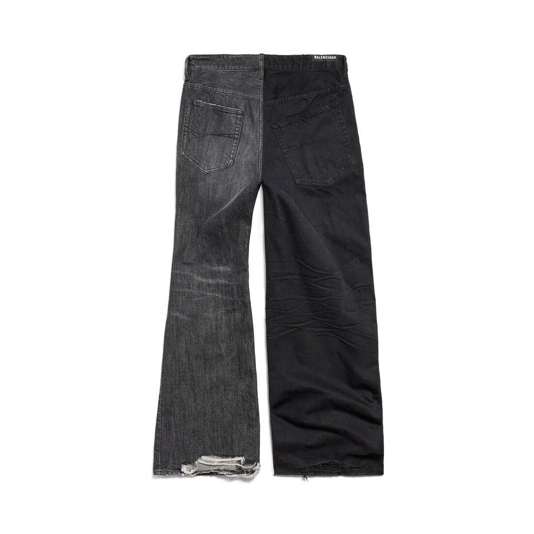 Balenciaga o1w1db10825 Fifty-Fifty Pant in Black Size US 28 / EU 44 - 6 Thumbnail