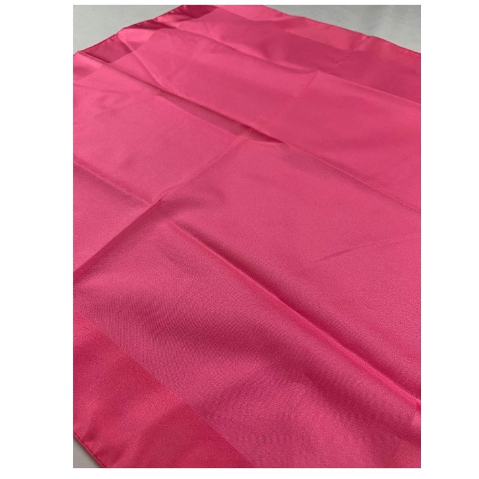 Other 2 vintage Scarves Solid Pink & Purple Square & Rectangle Size ONE SIZE - 3 Thumbnail