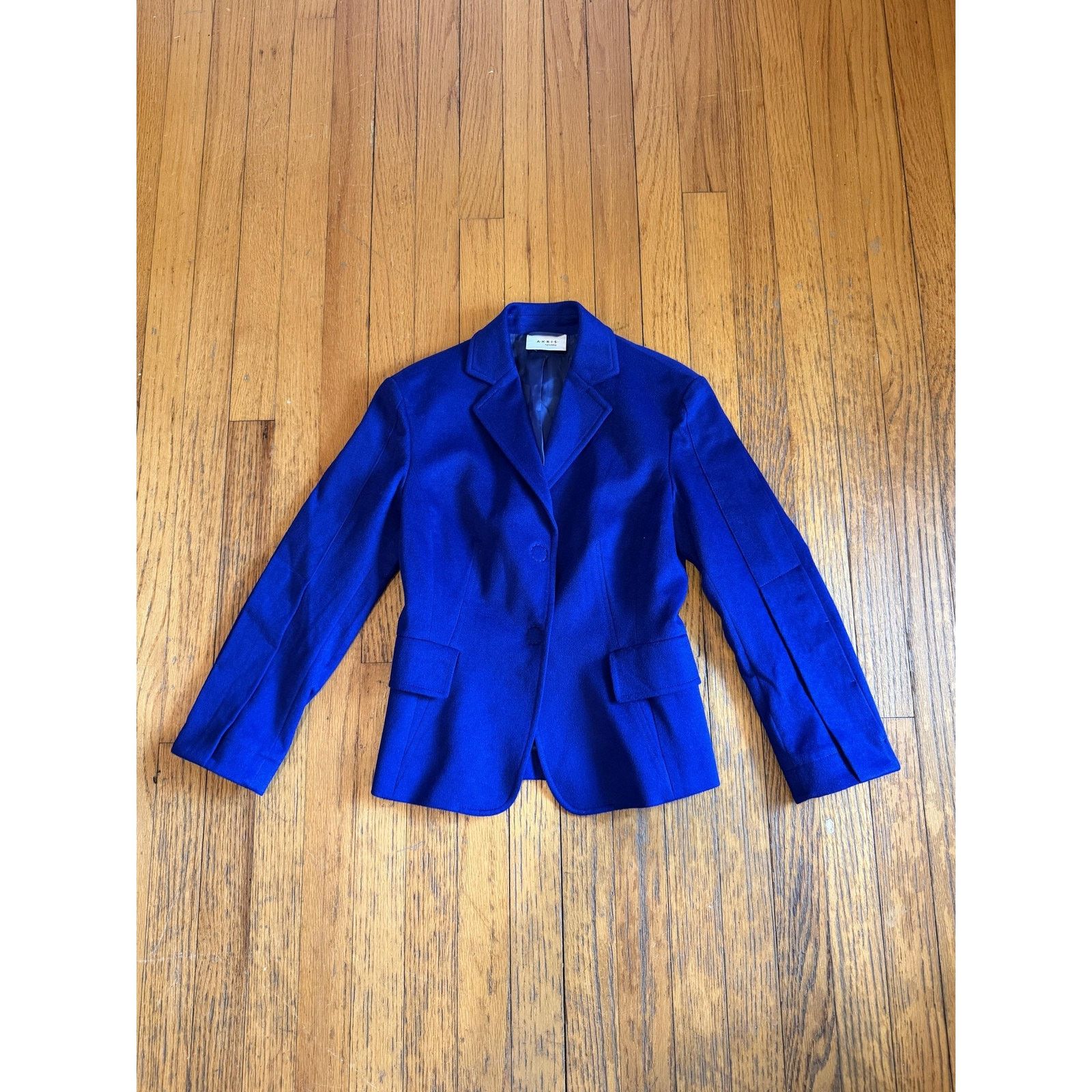 Akris Akris Punto Womens Angora Tailored Blazer Blue Size XS / US 0-2 / IT 36-38 - 1 Thumbnail