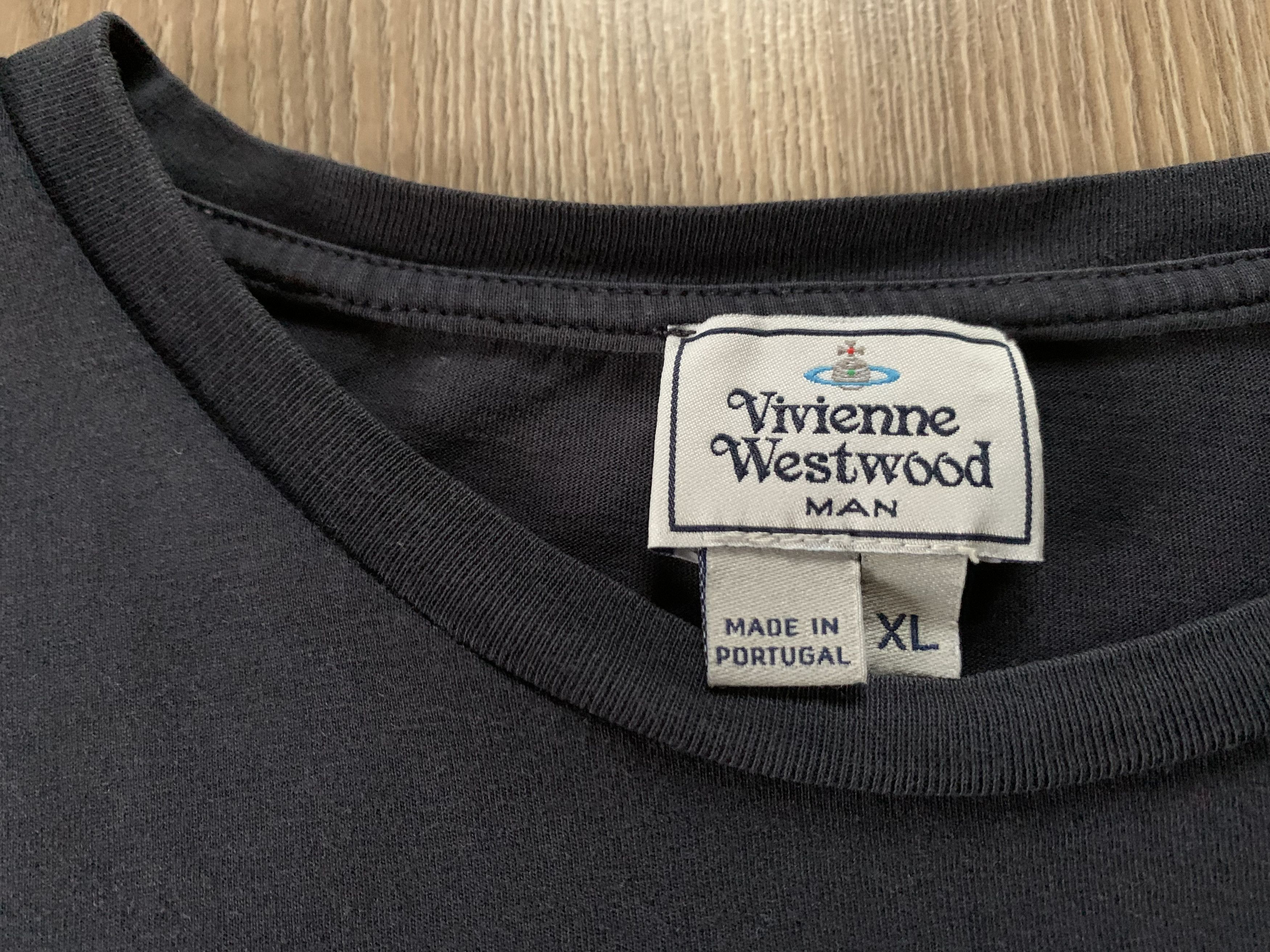 Vivienne Westwood Vintage Vivienne Westwood Basic Navy Blue T-Shirt Size US XL / EU 56 / 4 - 6 Thumbnail