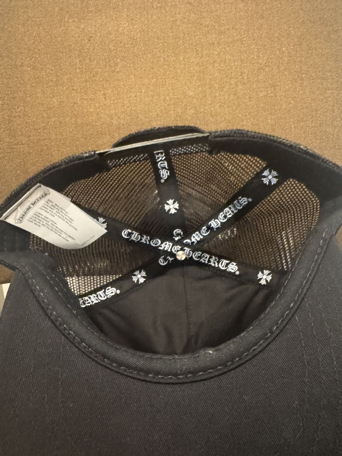 Chrome Hearts Black Chrome Heart Crosses Hat Size ONE SIZE - 3 Thumbnail