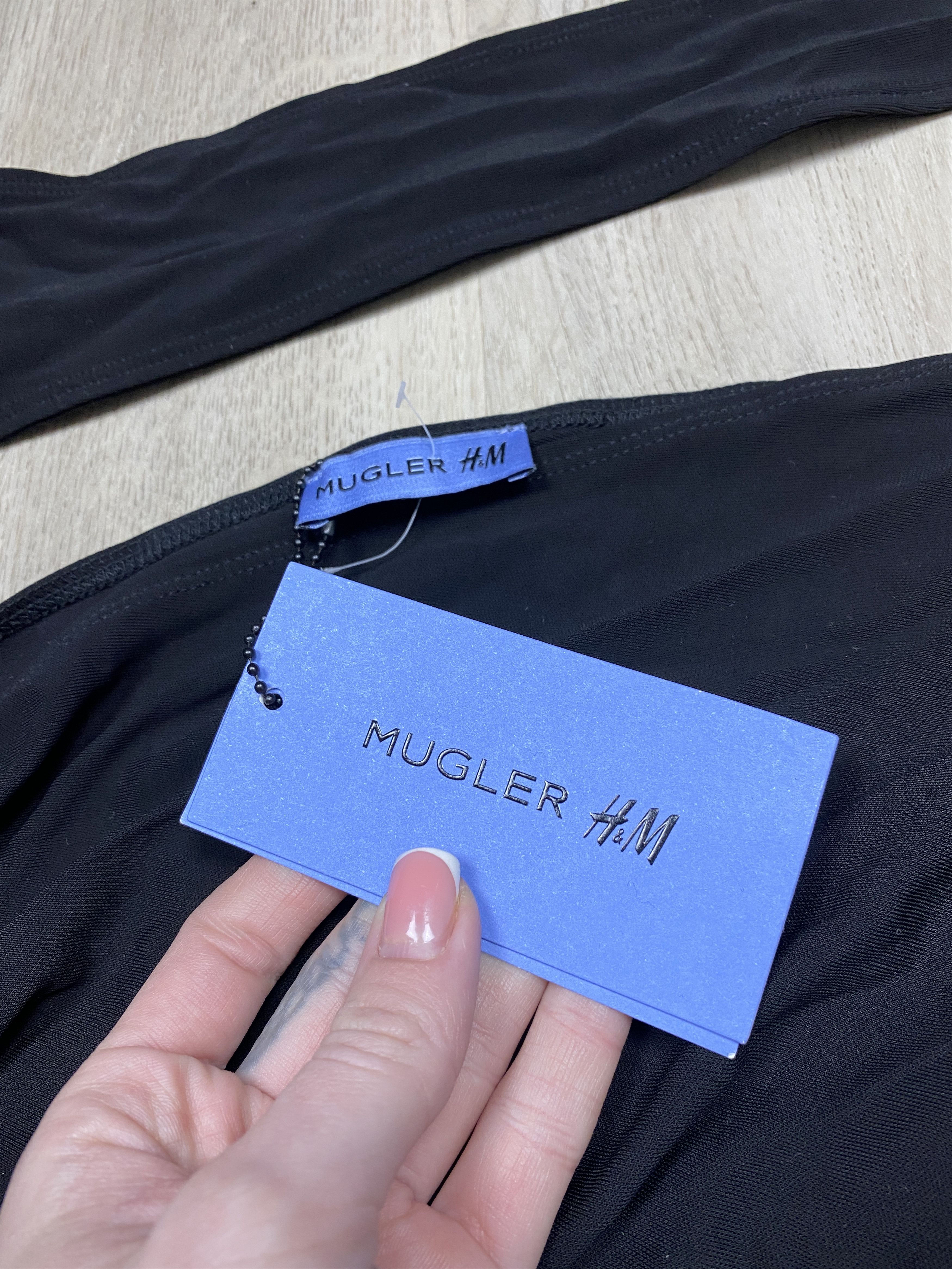 H&M H&M HM X MUGLER Knot Detail One Shoulder Dress Size XL / US 12-14 / IT 48-50 - 9 Thumbnail