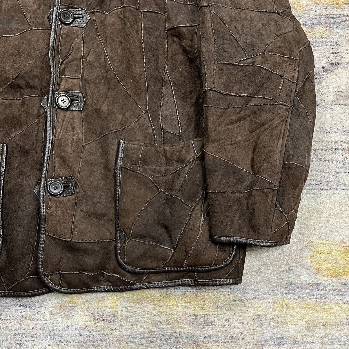 Hai Sporting Gear Vintage 90s Hai Sporting Gear patchwork suede leather jacket Size US M / EU 48-50 / 2 - 4 Thumbnail