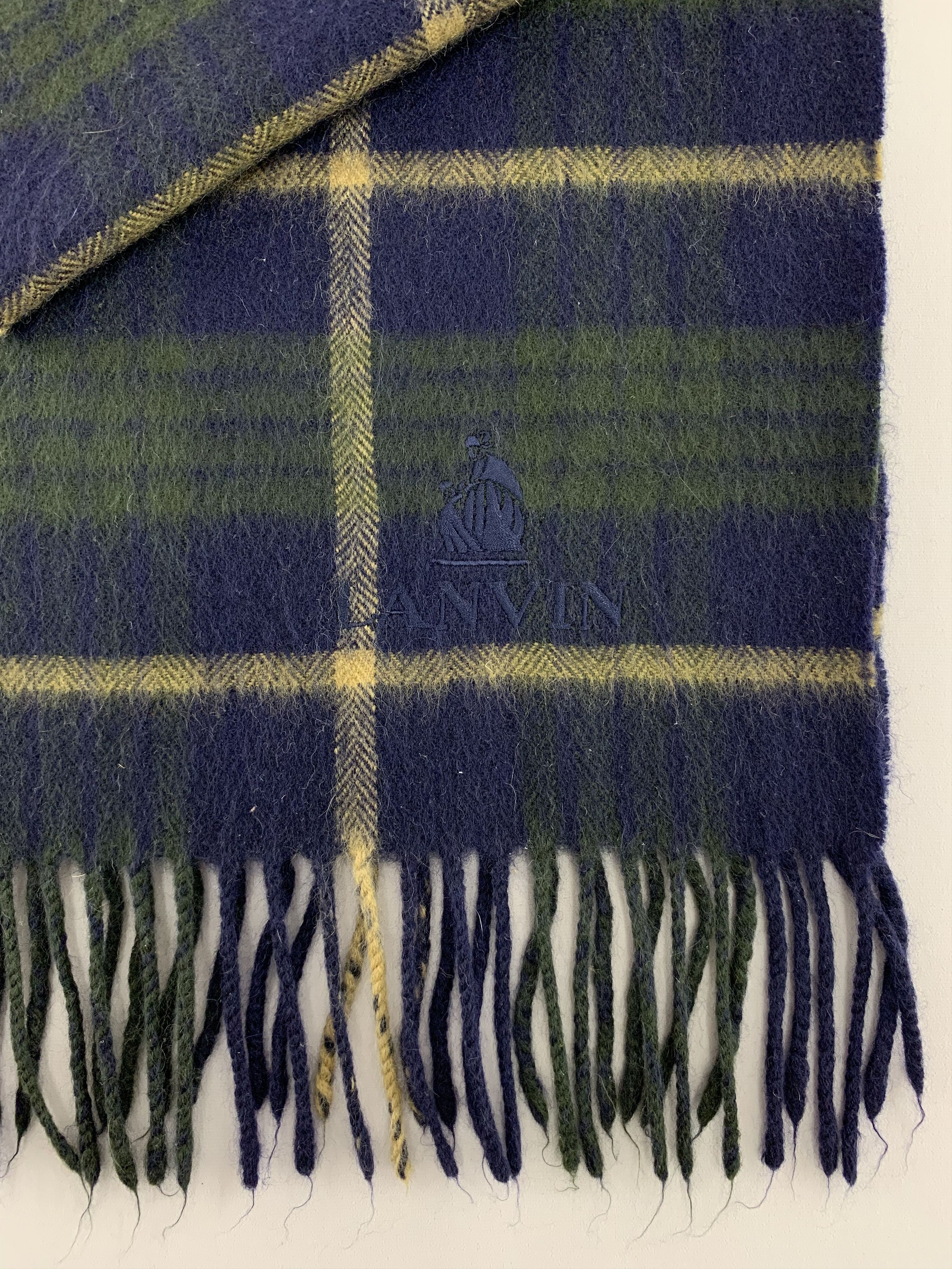 Lanvin Lanvin Scarf Wool Muffler Neck Wrap BL4401 Size ONE SIZE - 3 Thumbnail