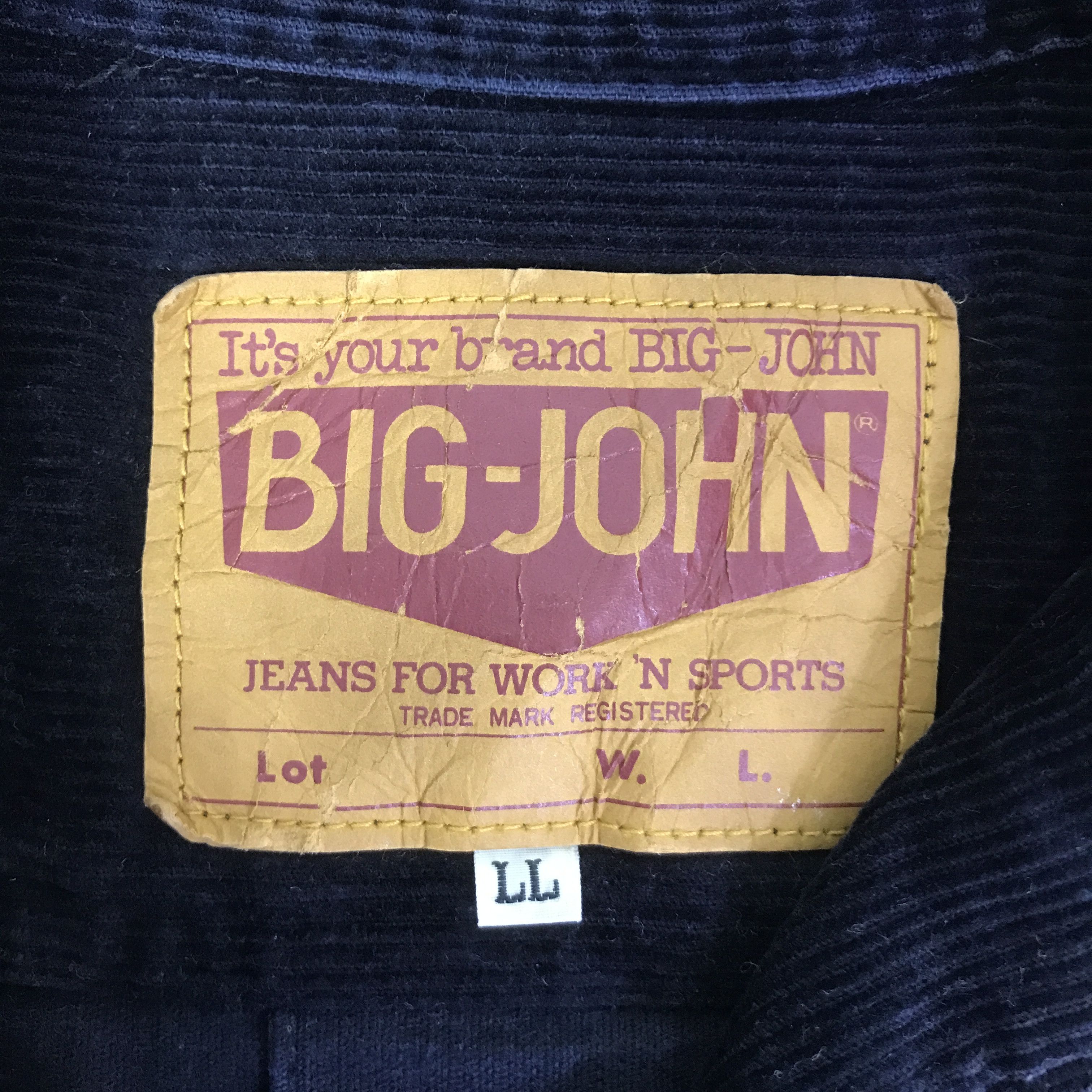 Big John BIG JOHN CORDURY BLACK JACKET K70B22 Size US L / EU 52-54 / 3 - 8 Thumbnail