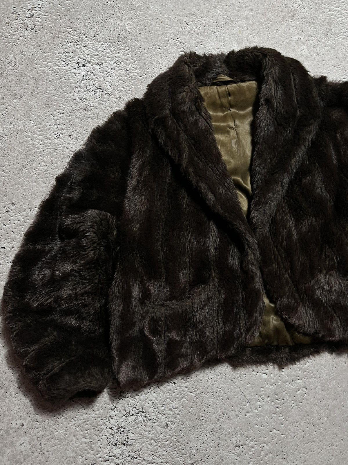 Hysteric Glamour × If Six Was Nine Vintage Full Mohair Fuzzy Faux Fur Fluffy Cropped Jacket OG Size M / US 6-8 / IT 42-44 - 3 Thumbnail