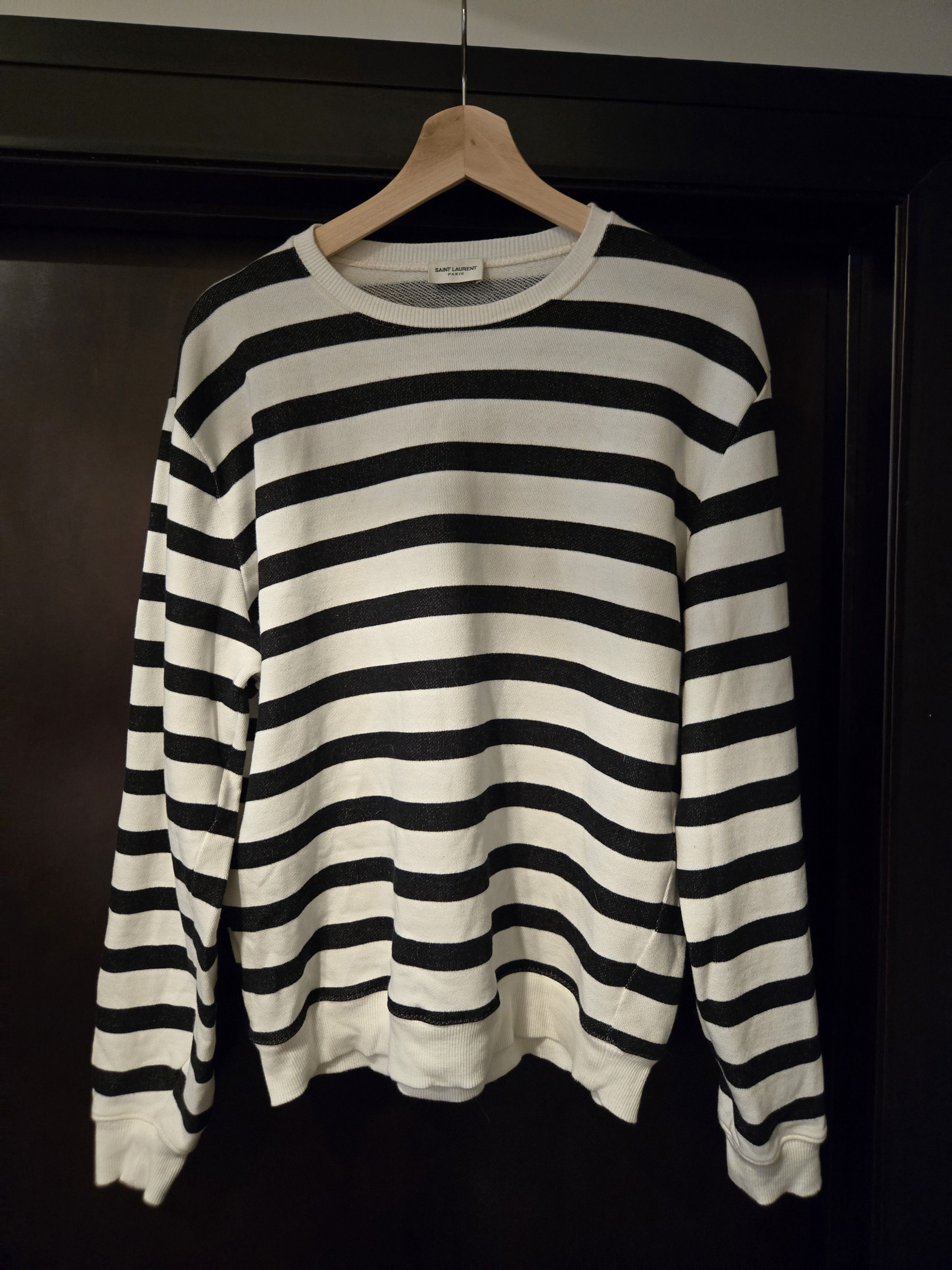 Saint Laurent Paris Striped Sweater Size US XL / EU 56 / 4 - 1 Thumbnail