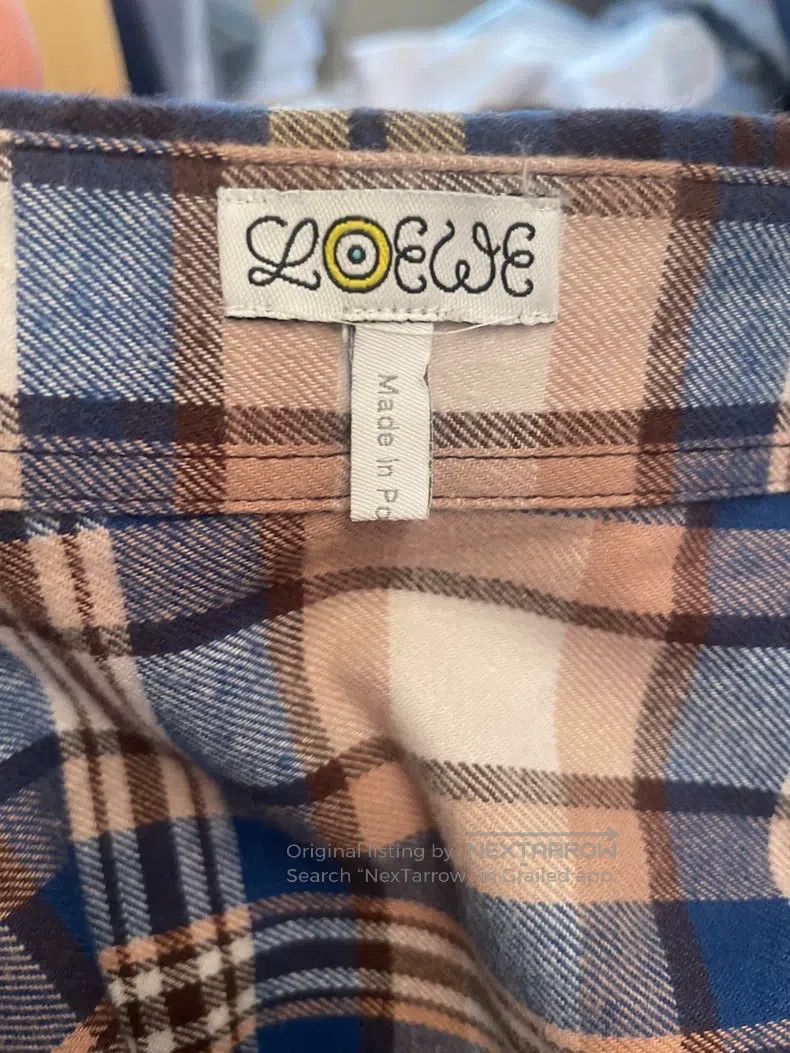 Loewe Loewe Plaid pattern shirt jacket, thick Size US S / EU 44-46 / 1 - 2 Thumbnail