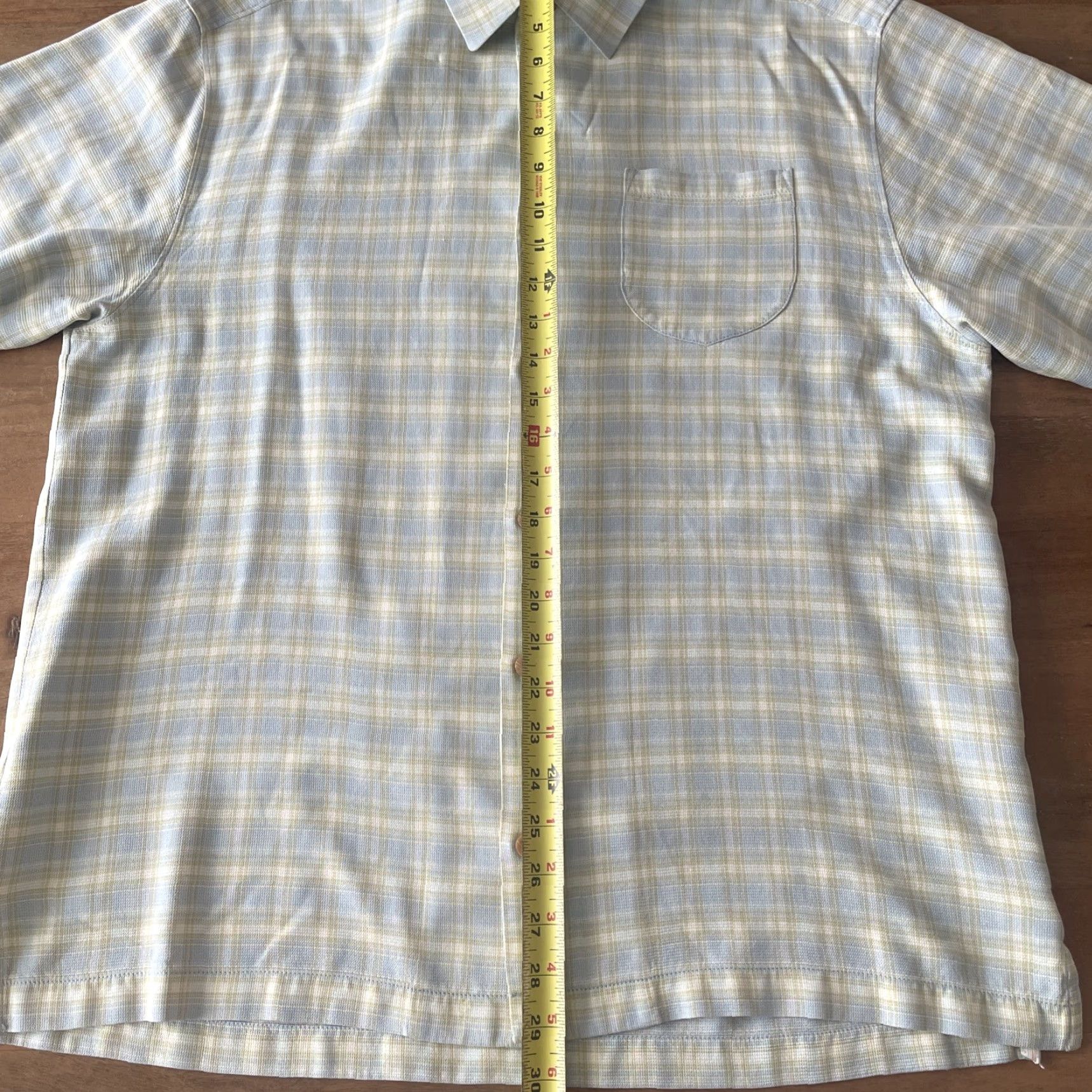 Tommy Bahama Tommy Bahama Shirt Mens Size L Silk Plaid Short Sleeve Button-Up Casual Beach Hawaiian Coastal Size US L / EU 52-54 / 3 - 6 Thumbnail