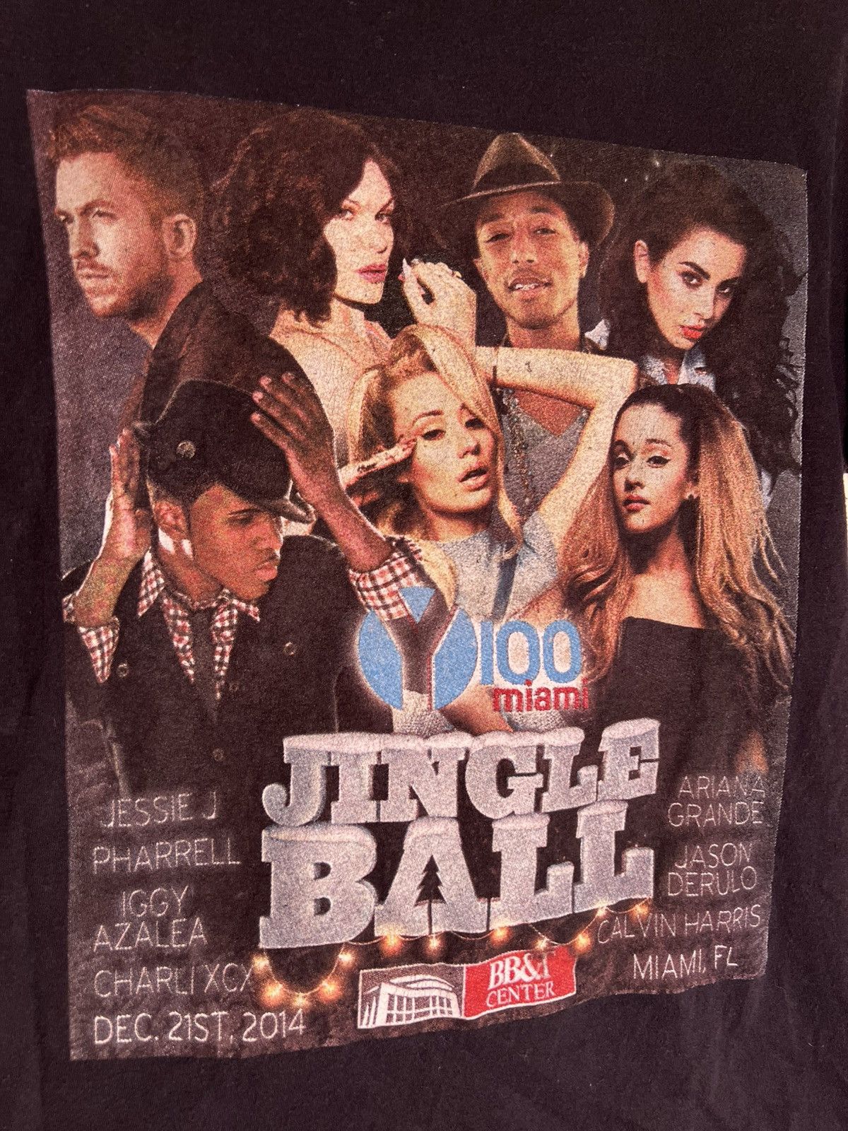 Vintage 2014 Jingle Ball 100 Miami Pop Music Rock Hip Hop Tour Shirt Size US S / EU 44-46 / 1 - 4 Thumbnail
