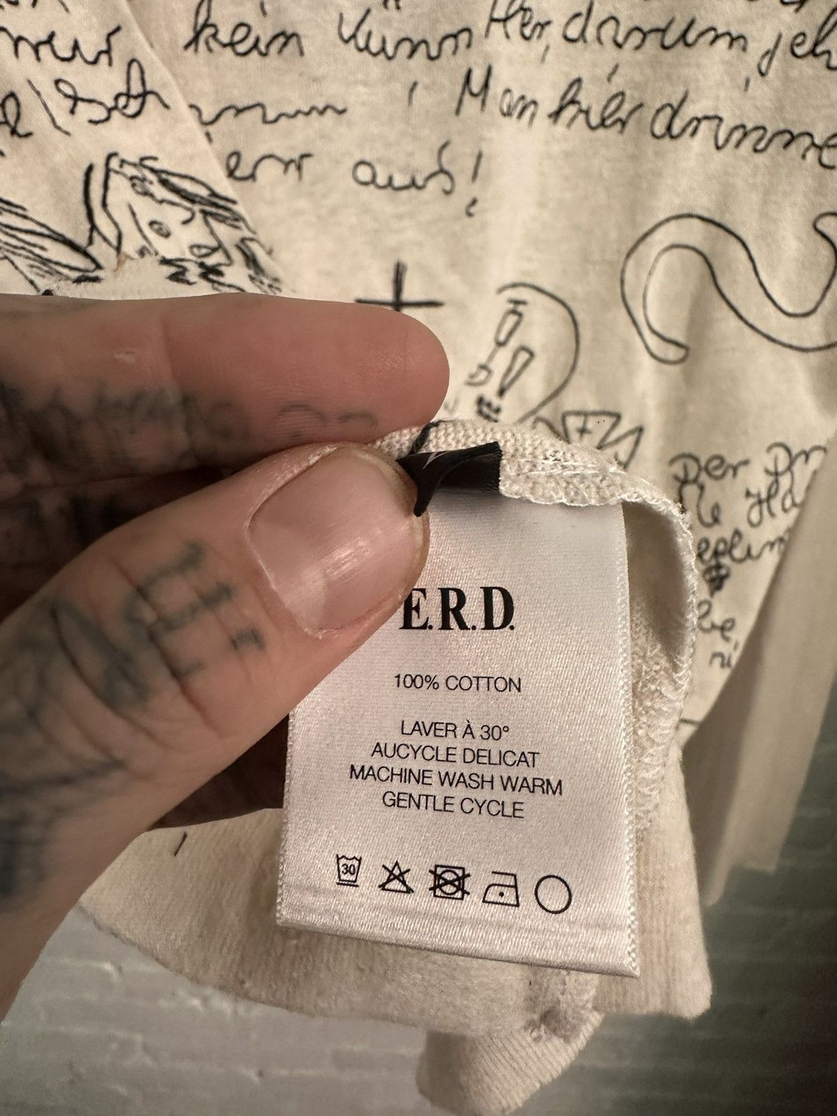 Enfants Riches Deprimes ERD Early ERD FRENCH EMBROIDERED SHIRT Size US L / EU 52-54 / 3 - 13 Thumbnail