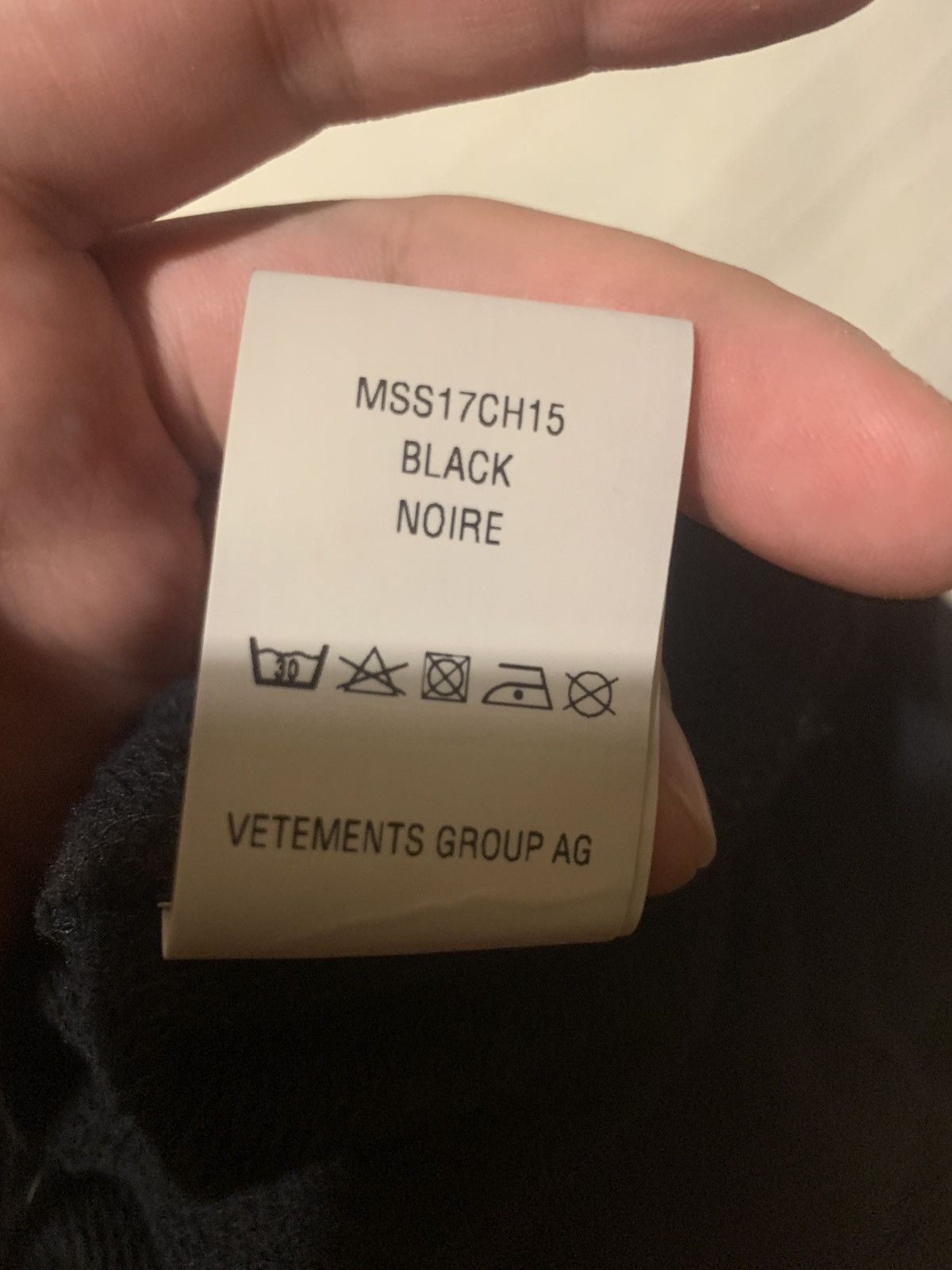 Champion × Vetements Vetements Champion in progress hoodie Size US S / EU 44-46 / 1 - 10 Thumbnail
