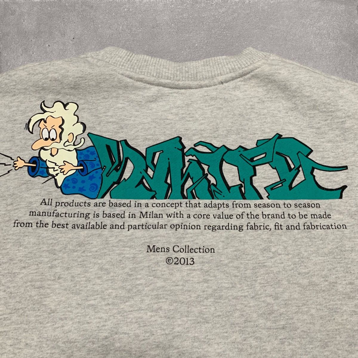 Off-White Off White Medium Wizard Cartoon Graffiti Grey Sweatshirt Size US M / EU 48-50 / 2 - 4 Thumbnail