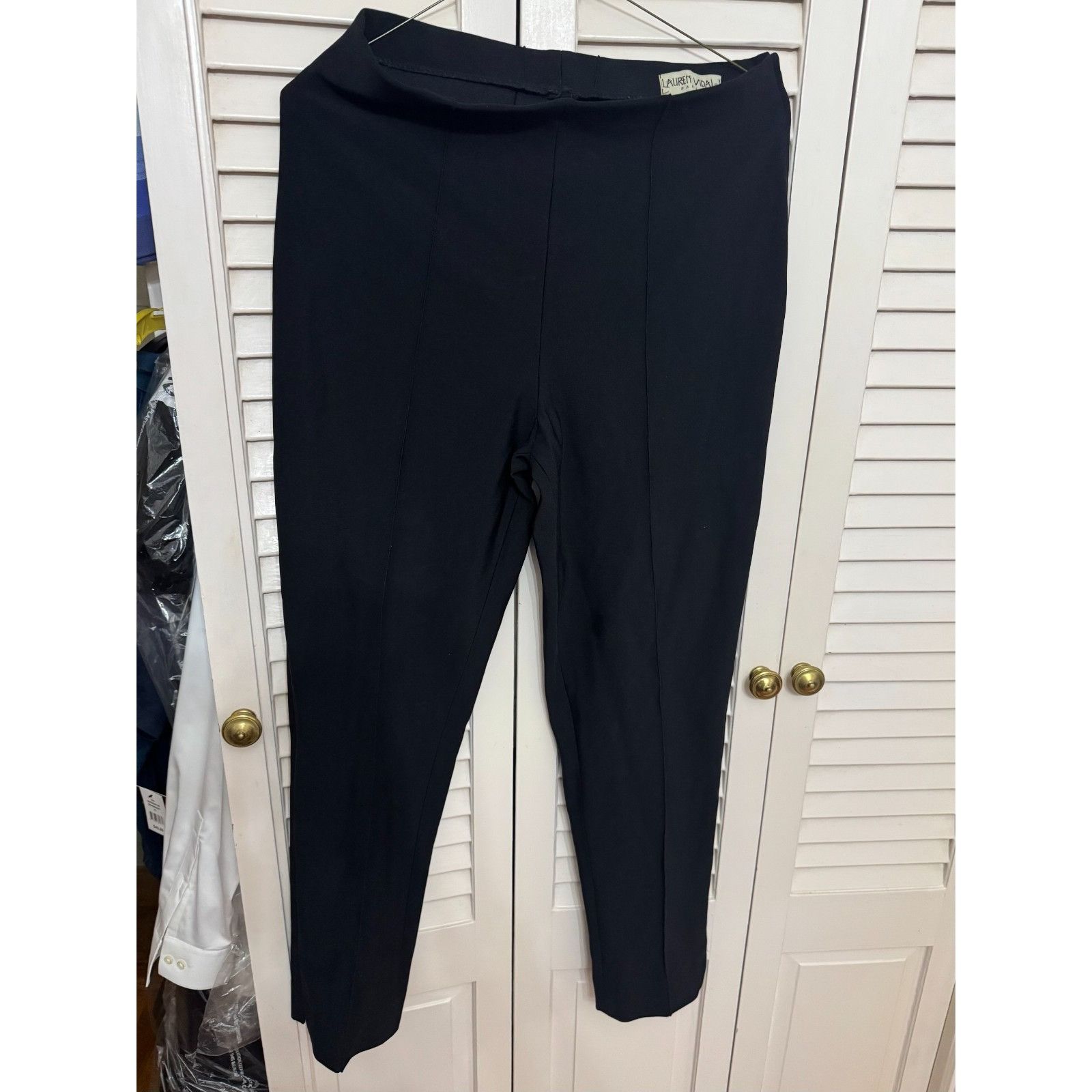 Vintage Vintage Lauren Vidal made in France Black Pants T5 Size 30" / US 8 / IT 44 - 2 Thumbnail