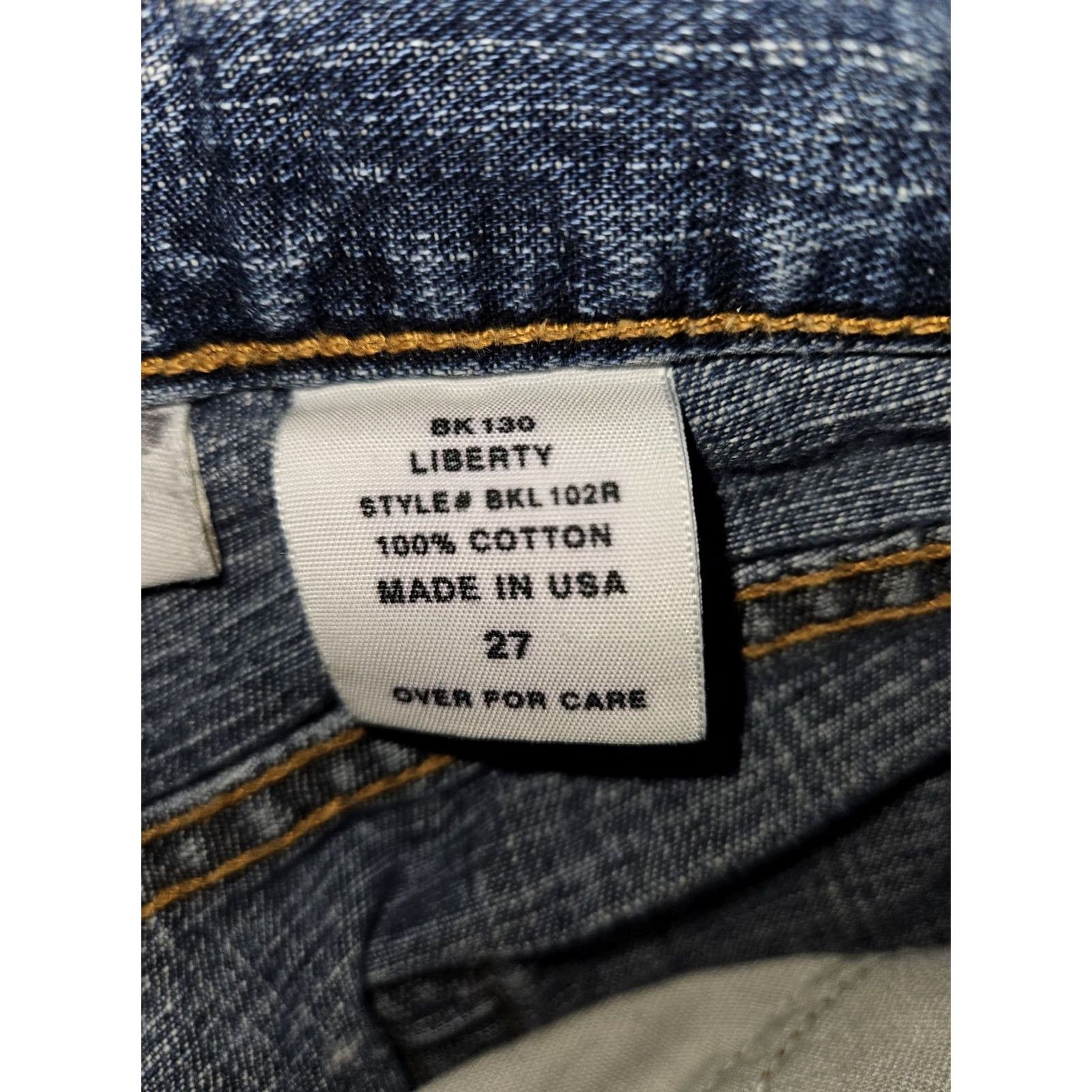 Vintage VINTAGE Buckle Jeans Bootscut Women's 27 Low Rise Denim Preppy Distressed 30 Inseam 28 Waist Blue United States Buckle BKE Regular Size 27" / US 4 / IT 40 - 3 Thumbnail