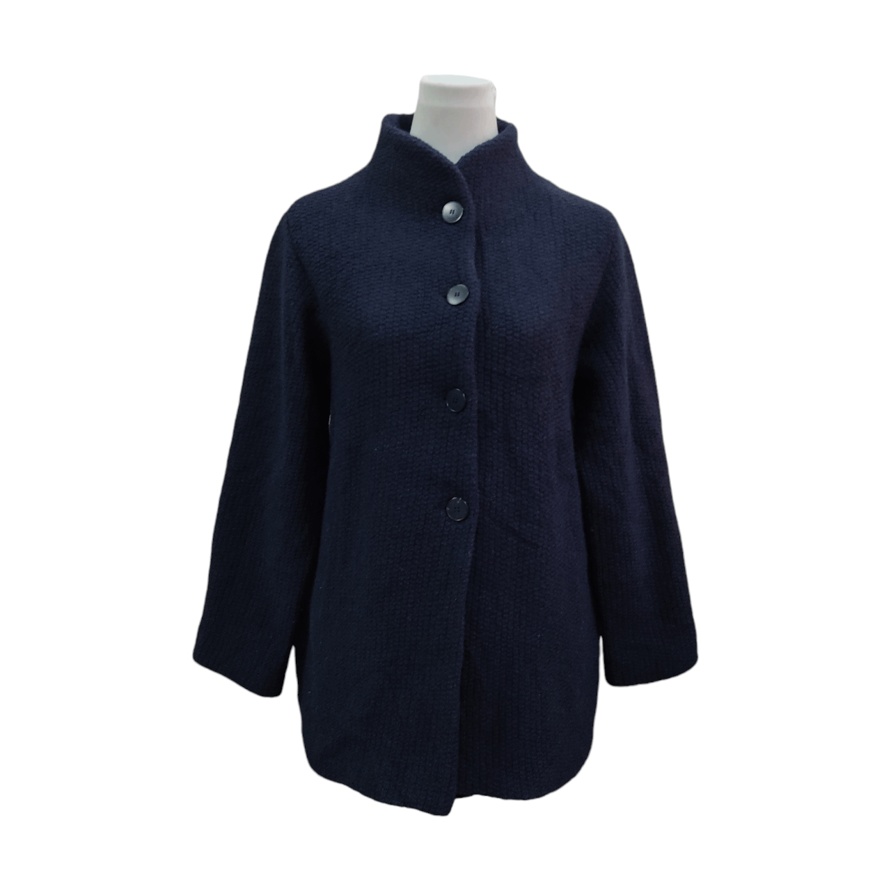 Agnes B. Wool Button Up Jacket