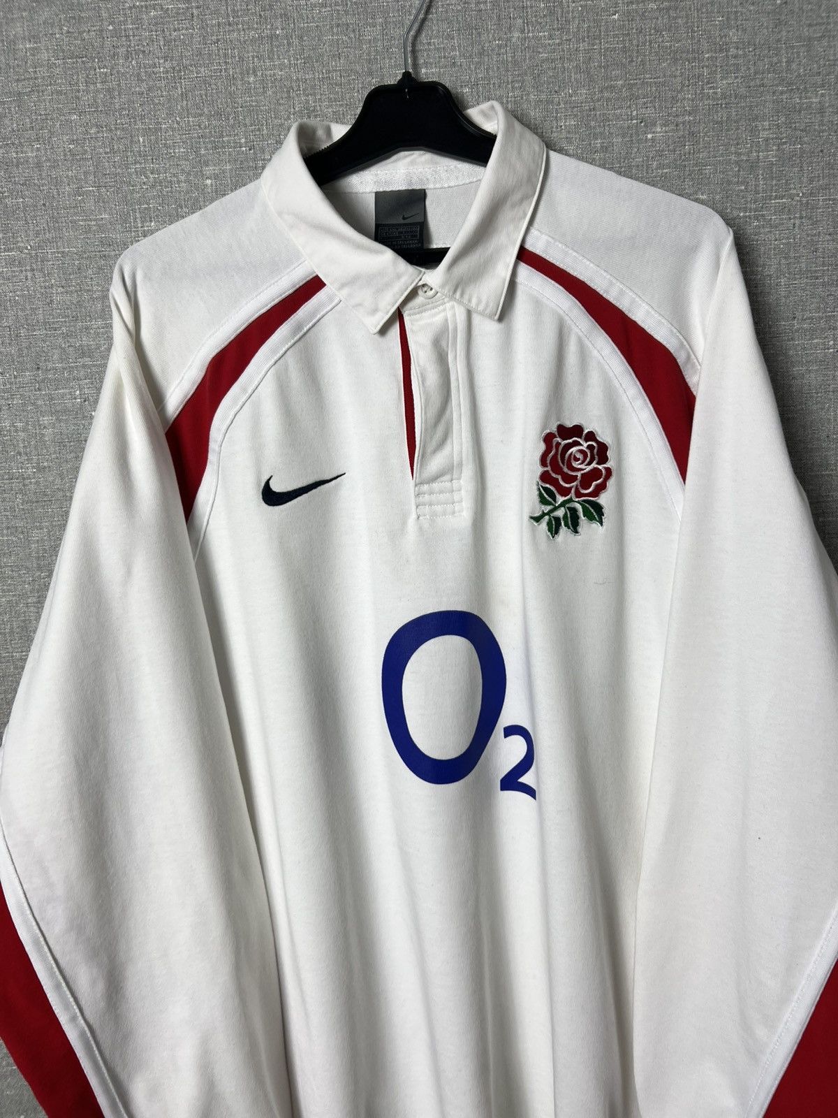 Nike Vintage Nike England Rugby World Cup 2003 Long Sleeve Jersey Size US XXL / EU 58 / 5 - 2 Thumbnail