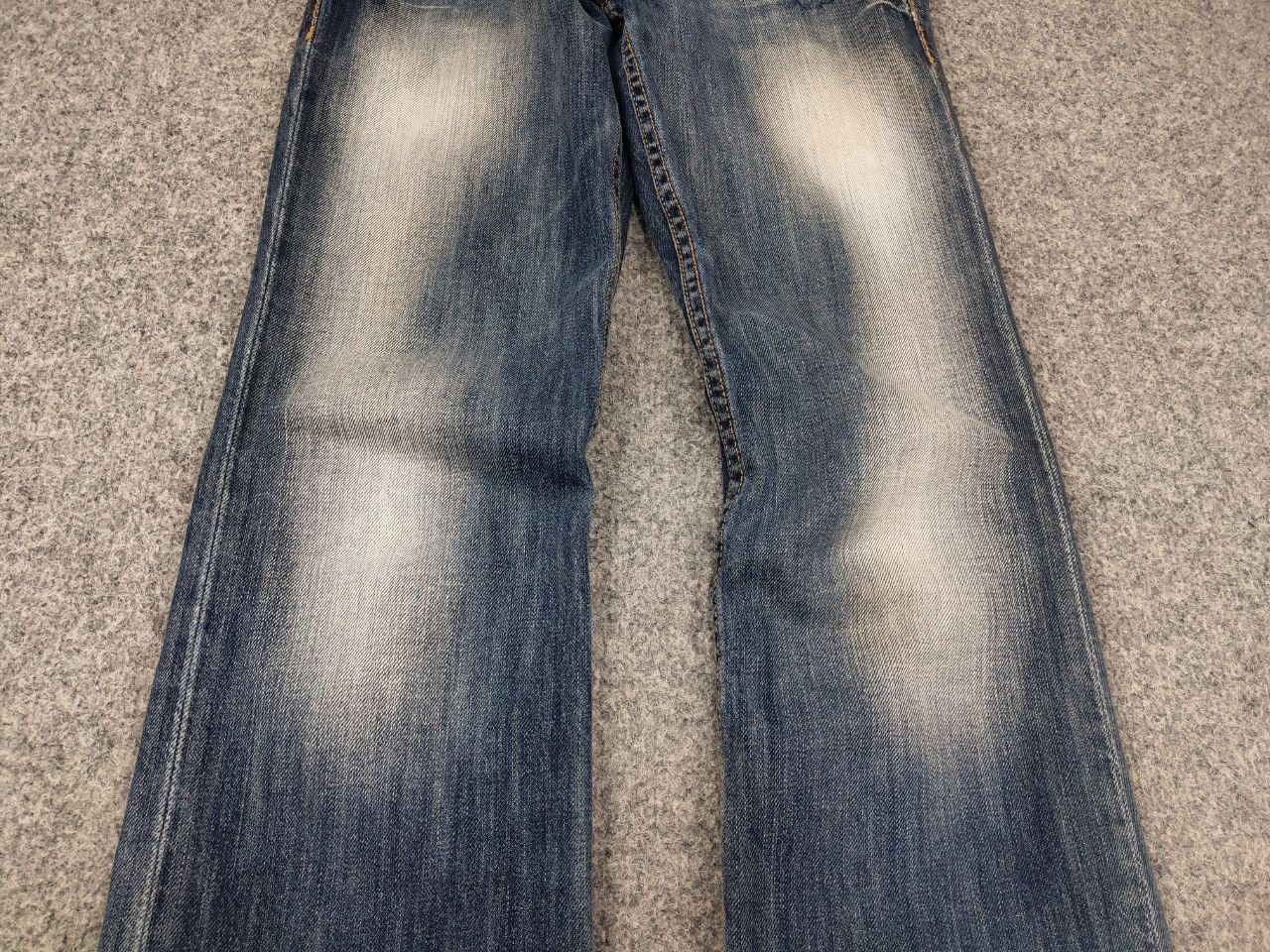 Japanese Brand Vintage Coil Y2K Style Opium Flared Distressed denim Jeans Size 26" / US 2 / IT 38 - 10 Thumbnail