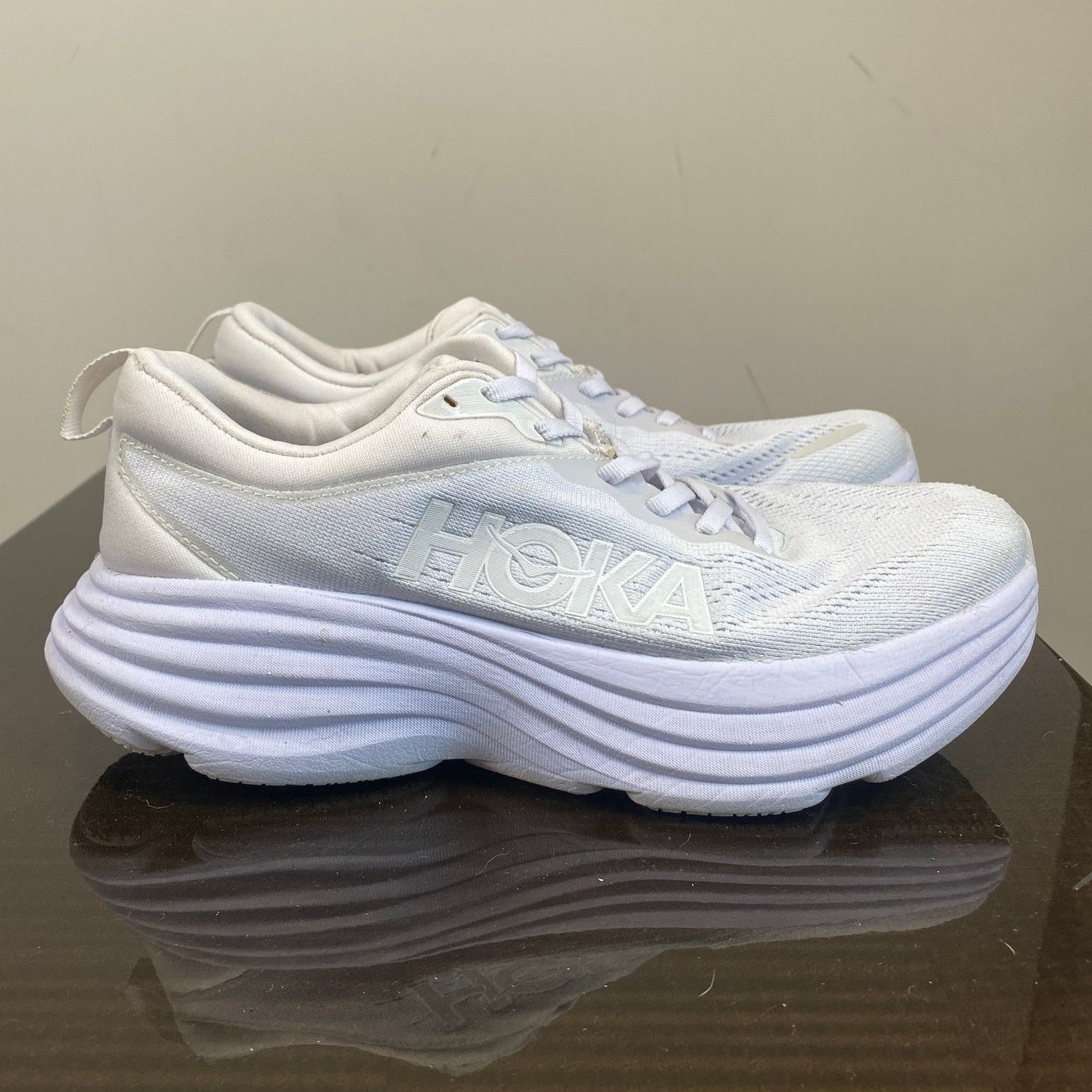 Hoka One One Bondi 8 Running Sneakers Shoes Men's 7D