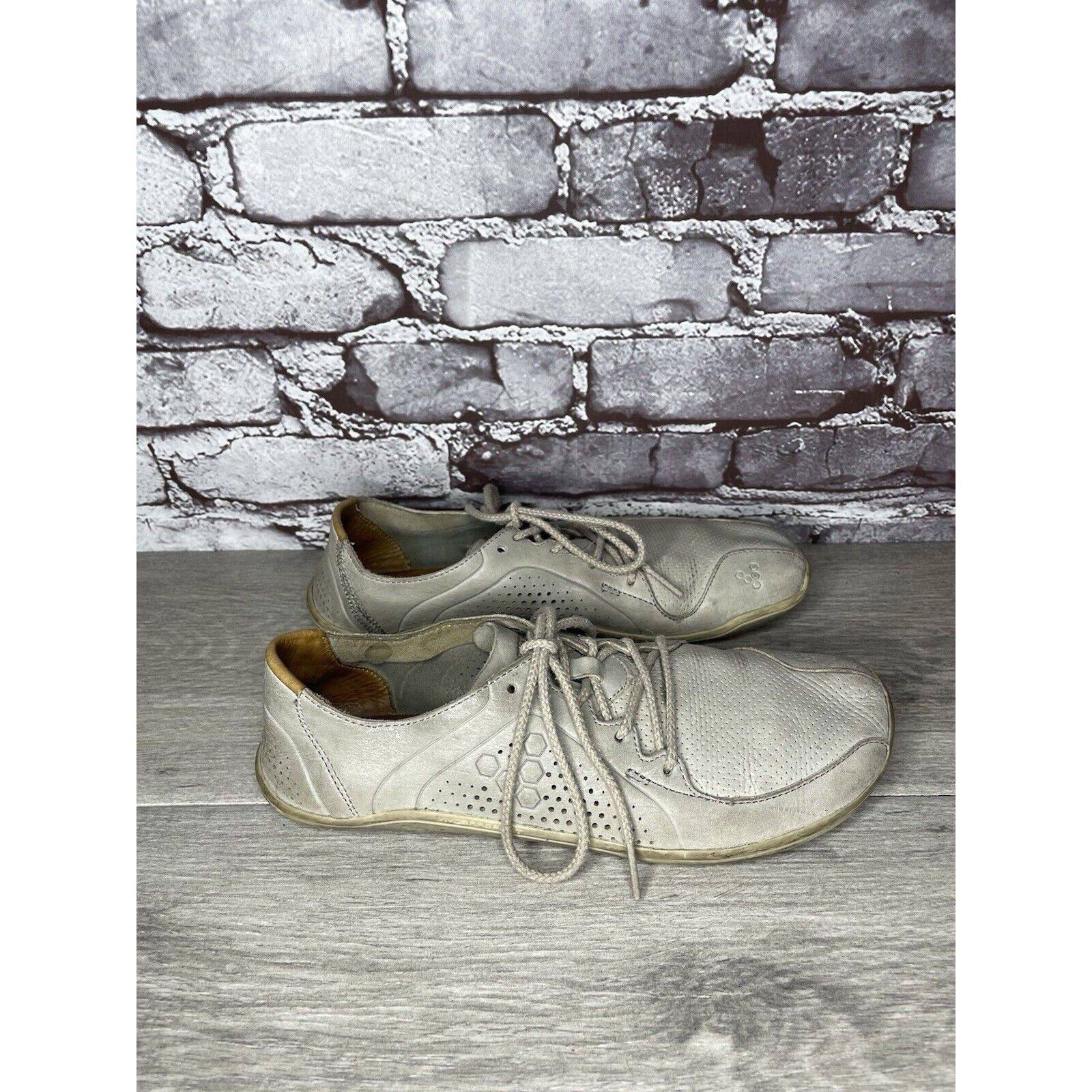 Other Vivobarefoot Primus Lux Gray Leather Lace Athletic Shoes Wom Size US 10 / IT 40 - 18 Thumbnail