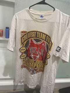 Vintage Chicago Bulls T shirt XL 1996 NBA Finals STARTER Single Stitched  Rare