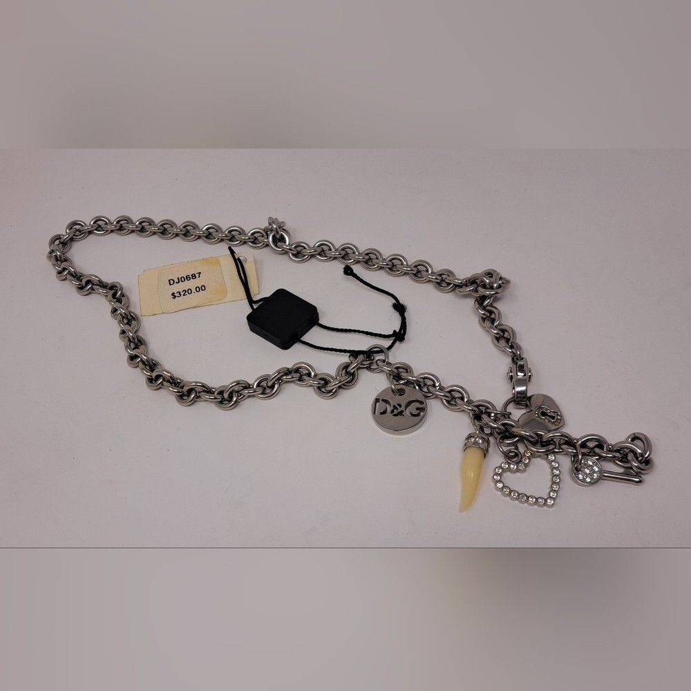Dolce & Gabbana NWT Dolce & Gabbana D&G Jewels Necklace Jewelry Stainless S Size ONE SIZE - 6 Thumbnail