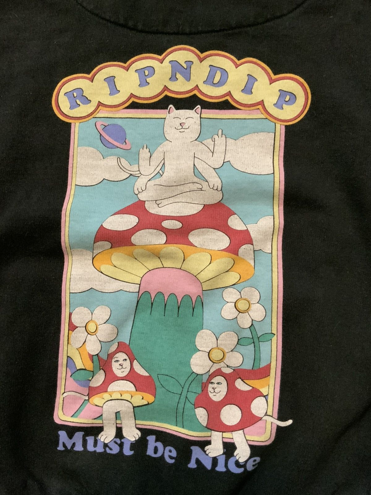 RIPNDIP RipNDip Lord Nermal Cat Mushrooms Flower Must Be Nice Hoodie Size US M / EU 48-50 / 2 - 7 Thumbnail