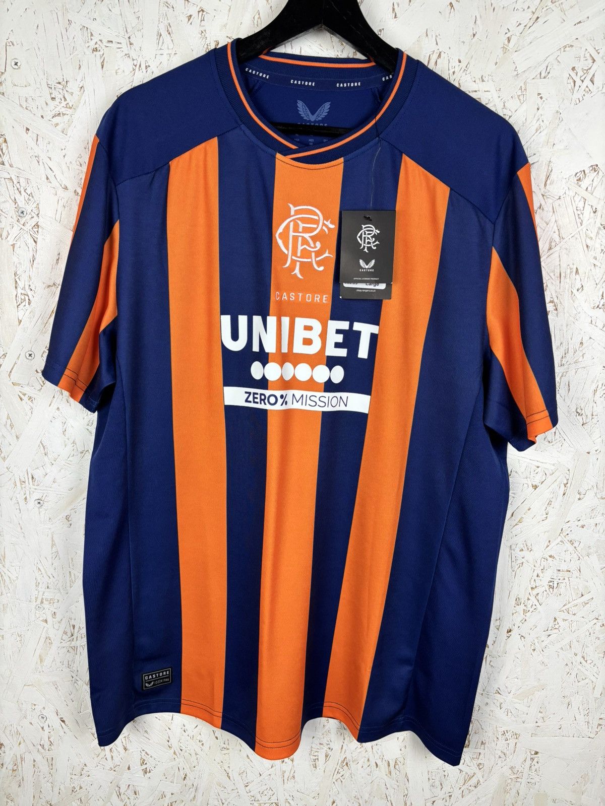 Castore NWT Castore Rangers FC 2023/24 Third Kit Soccer Jersey XL Size US XL / EU 56 / 4 - 1 Thumbnail