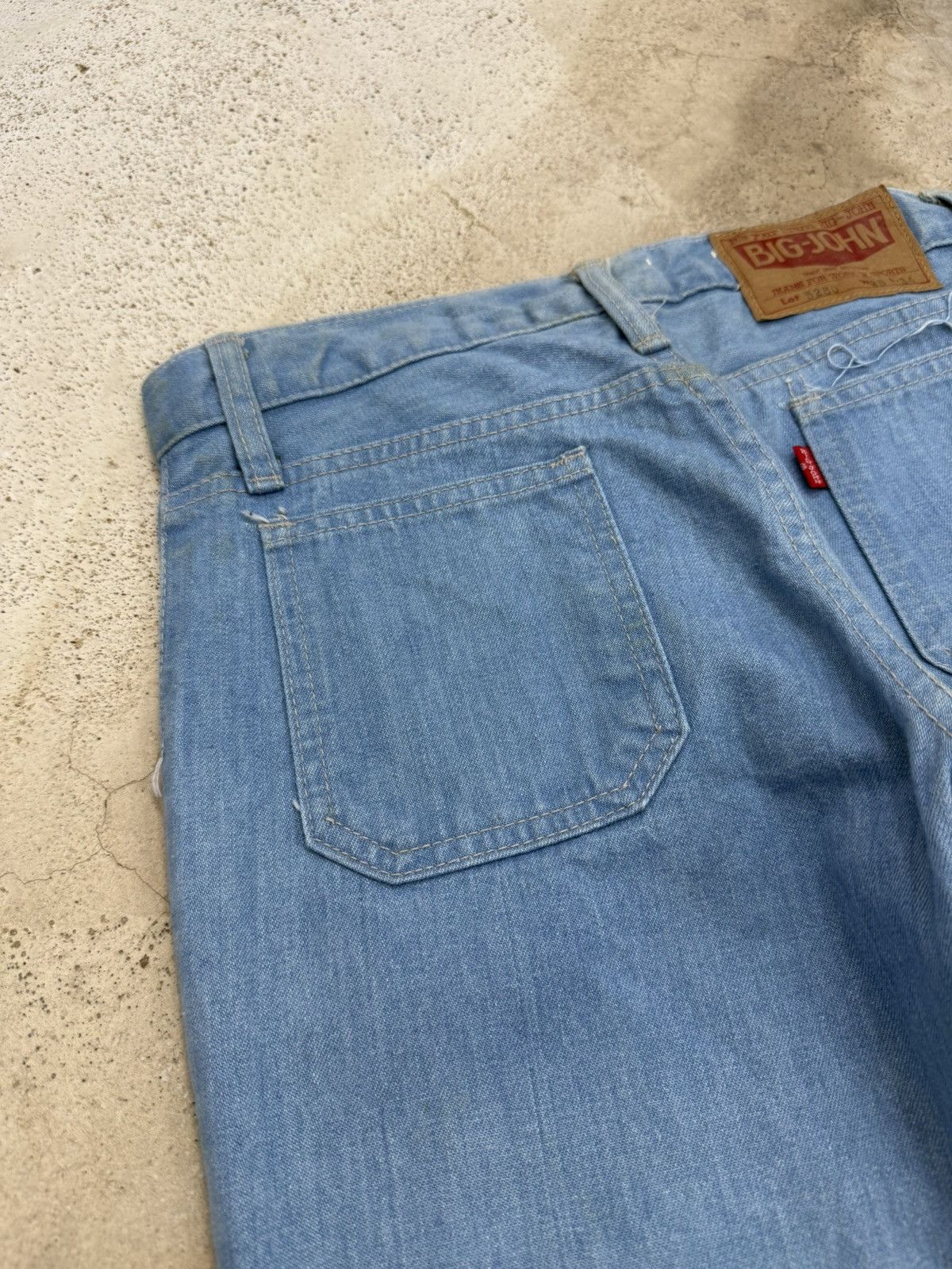 Big John Vintage Big John Bell Bottom Paint Mark Unisex Denim Pants Size US 27 - 14 Thumbnail