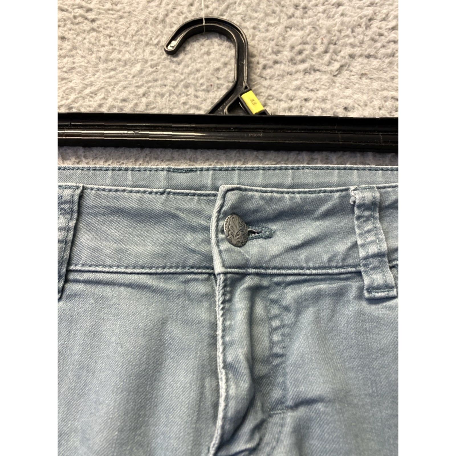Prana VINTAGE Prana Women's Skinny Chino Pants Size 6 Low Rise Gray Casual Tapered Cotton Size 28" / US 6 / IT 42 - 2 Thumbnail