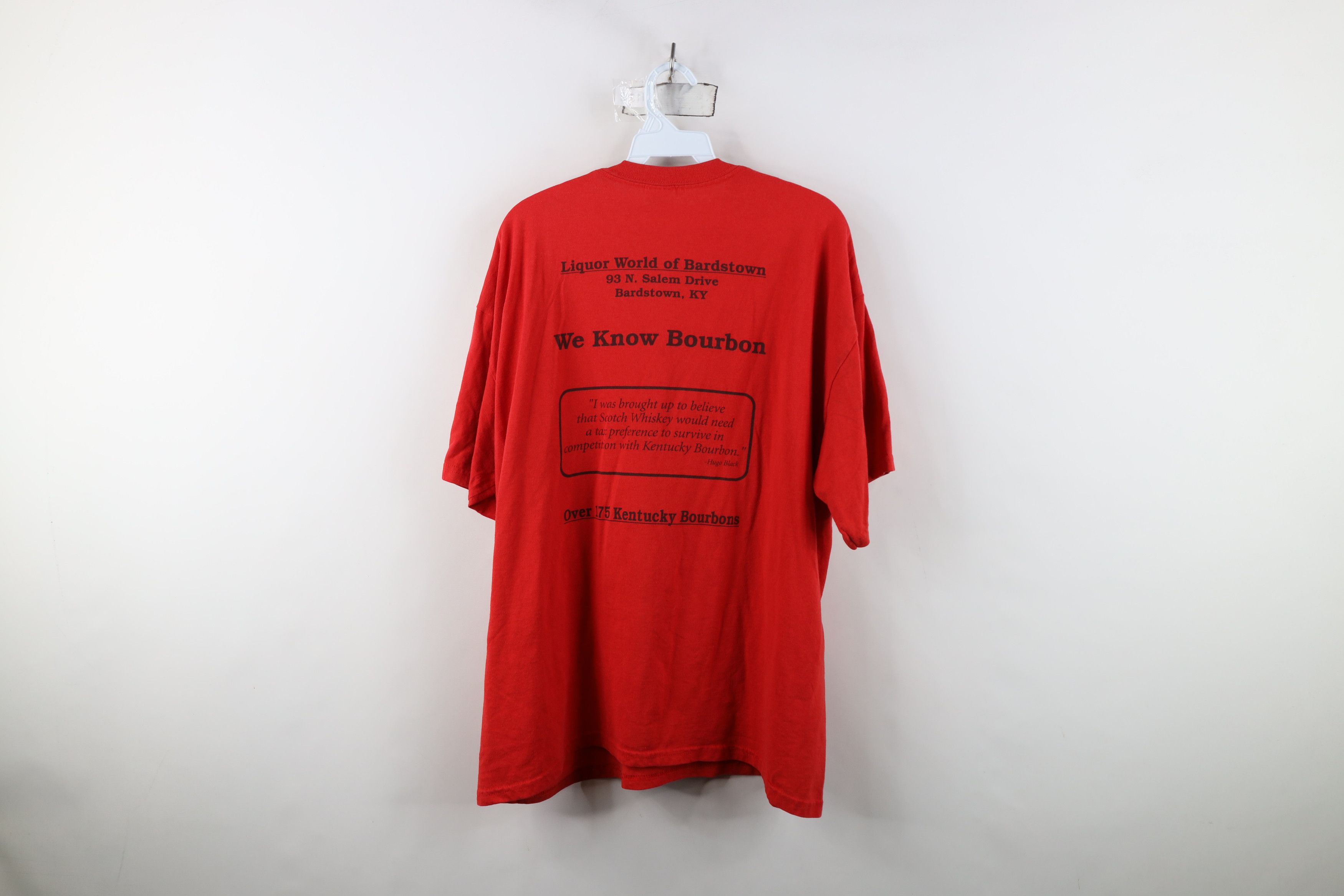 Vintage Vintage Y2K Streetwear World Bardstown Kentucky T-Shirt Red Size US XL / EU 56 / 4 - 12 Thumbnail