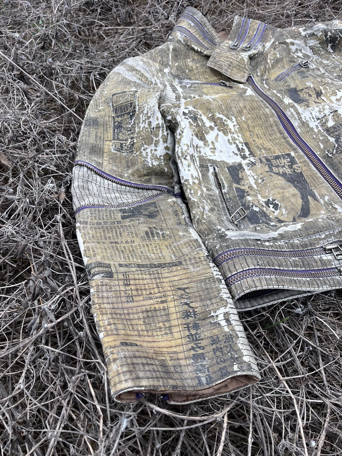 Vintage *RARE* Vintage Cosa Nostra Eternal Embrace Distressed Jacket Size US M / EU 48-50 / 2 - 4 Thumbnail