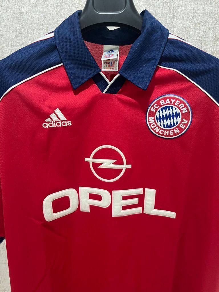 Adidas Vintage Adidas Bayern Munich 1999-01 Home Jersey Opel - Rare Size US XL / EU 56 / 4 - 3 Thumbnail