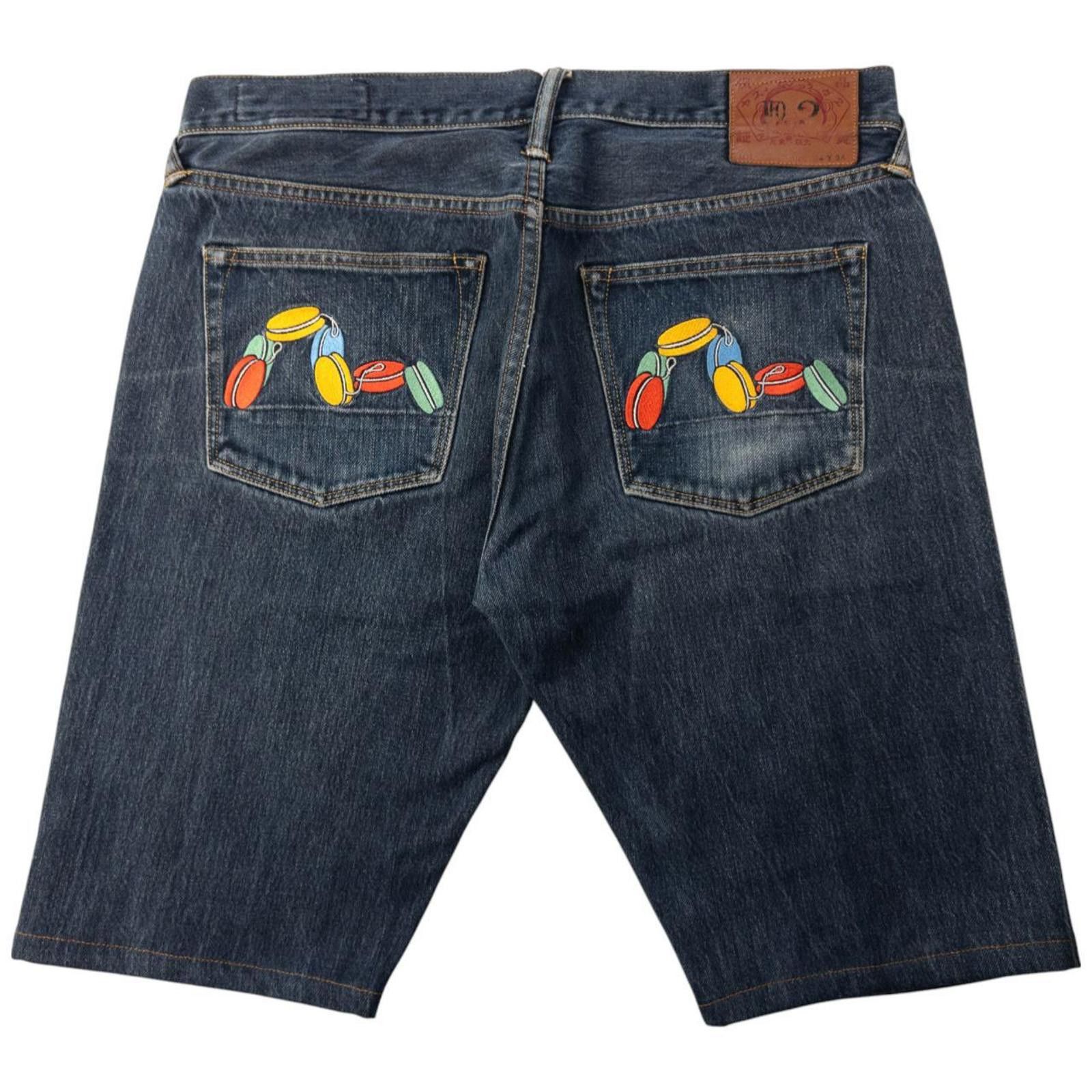 Evisu Vintage Evisu Double Yoyo Gull Japanese Shorts Size W35 Size US 35 - 1 Thumbnail