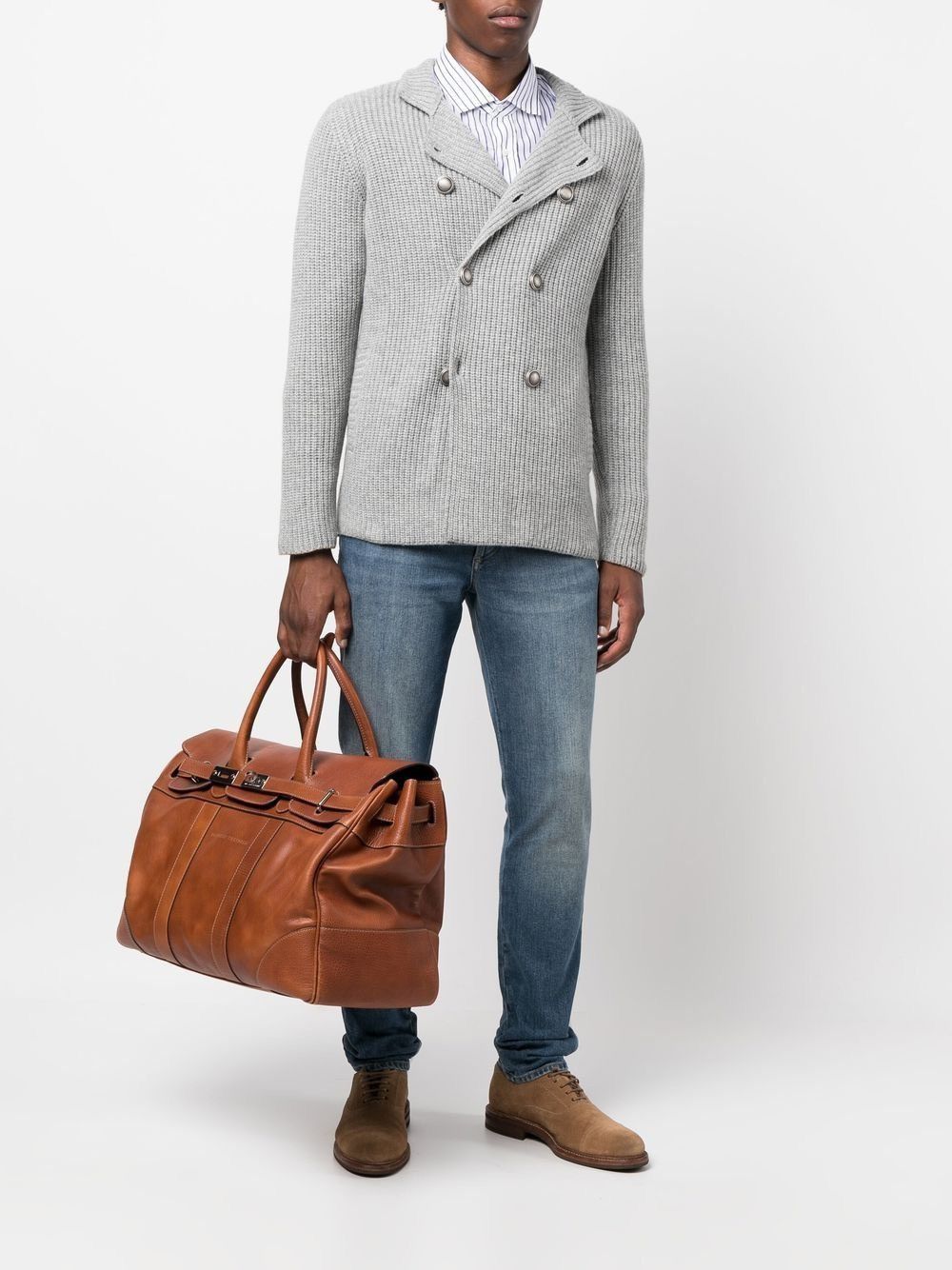 Brunello Cucinelli Retail $2800 Brunello Cucinelli Double-breasted Cardigan Size US M / EU 48-50 / 2 - 2 Thumbnail
