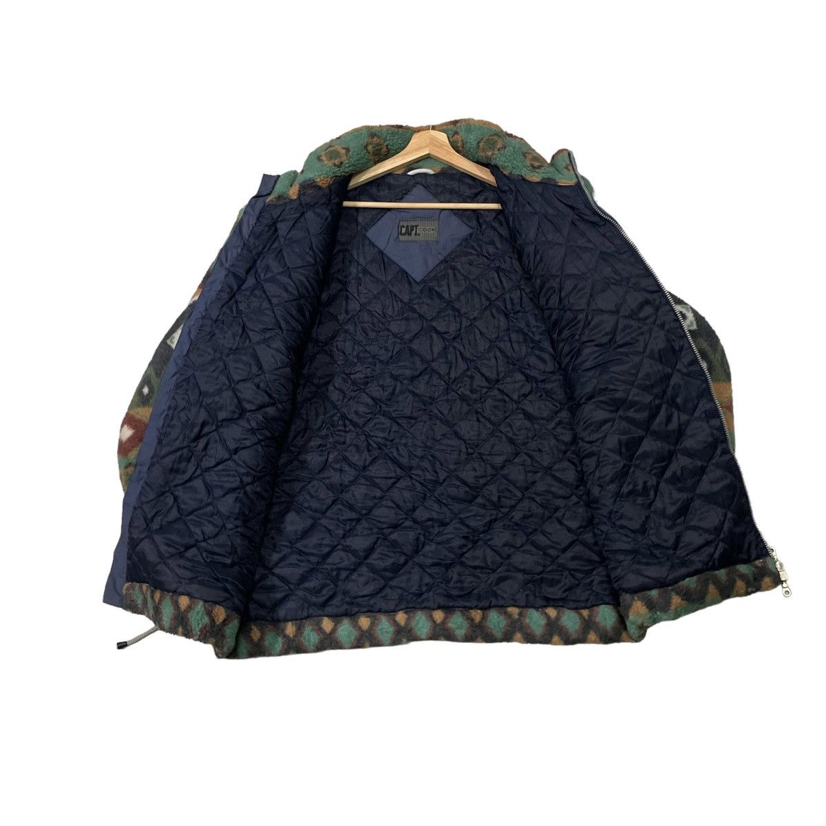 Native Vintage Capt. Cook Multicolour Navajo Fleece Jacket Size US XL / EU 56 / 4 - 17 Thumbnail